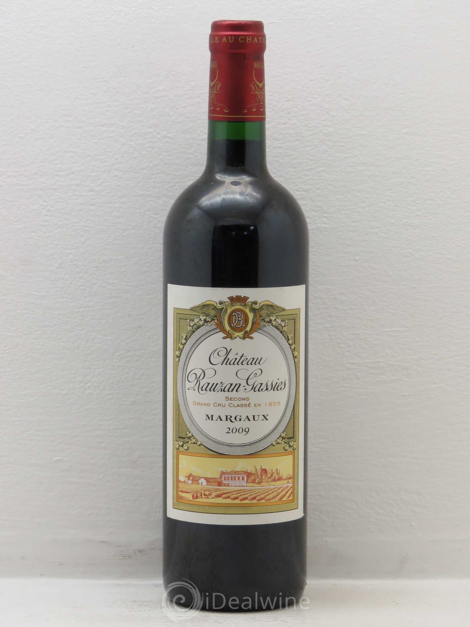 Château Rauzan-Gassies 2ème Grand Cru Classé 2009 - Lot de 1 bouteille - 0