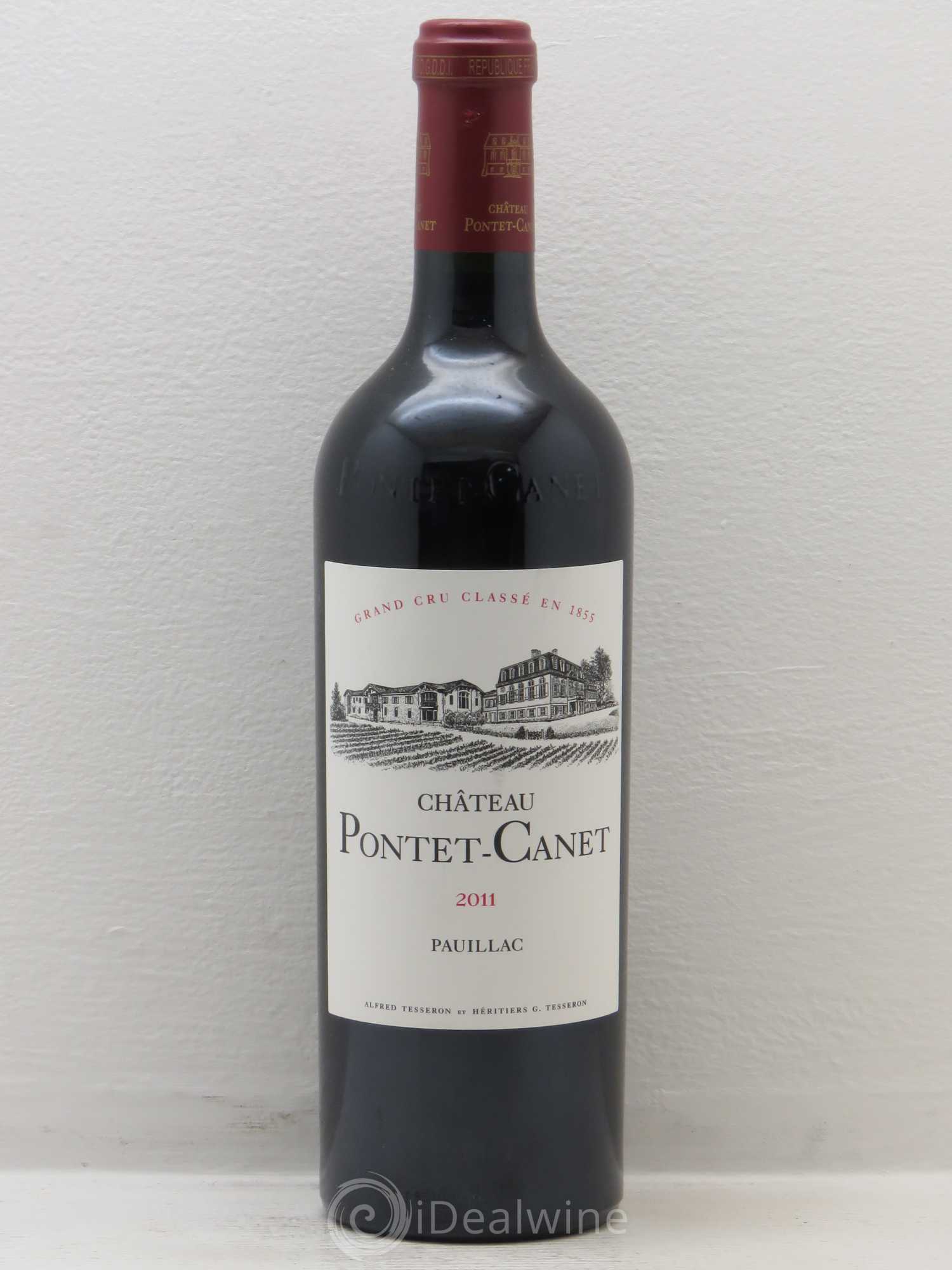 Château Pontet Canet 5ème Grand Cru Classé 2011 - Lot de 1 bouteille - 0