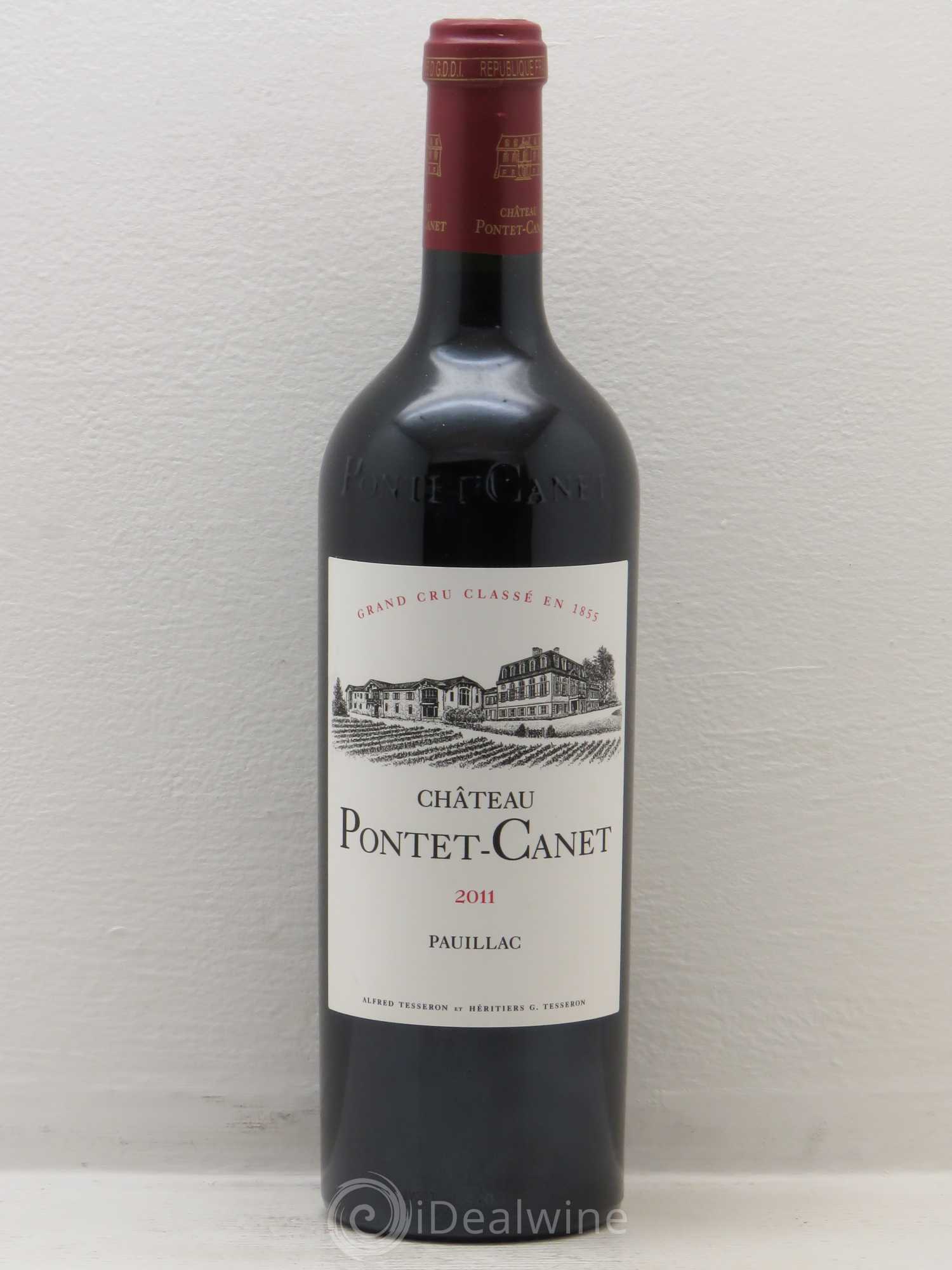 Château Pontet Canet 5ème Grand Cru Classé 2011 - Lot de 1 bouteille - 0