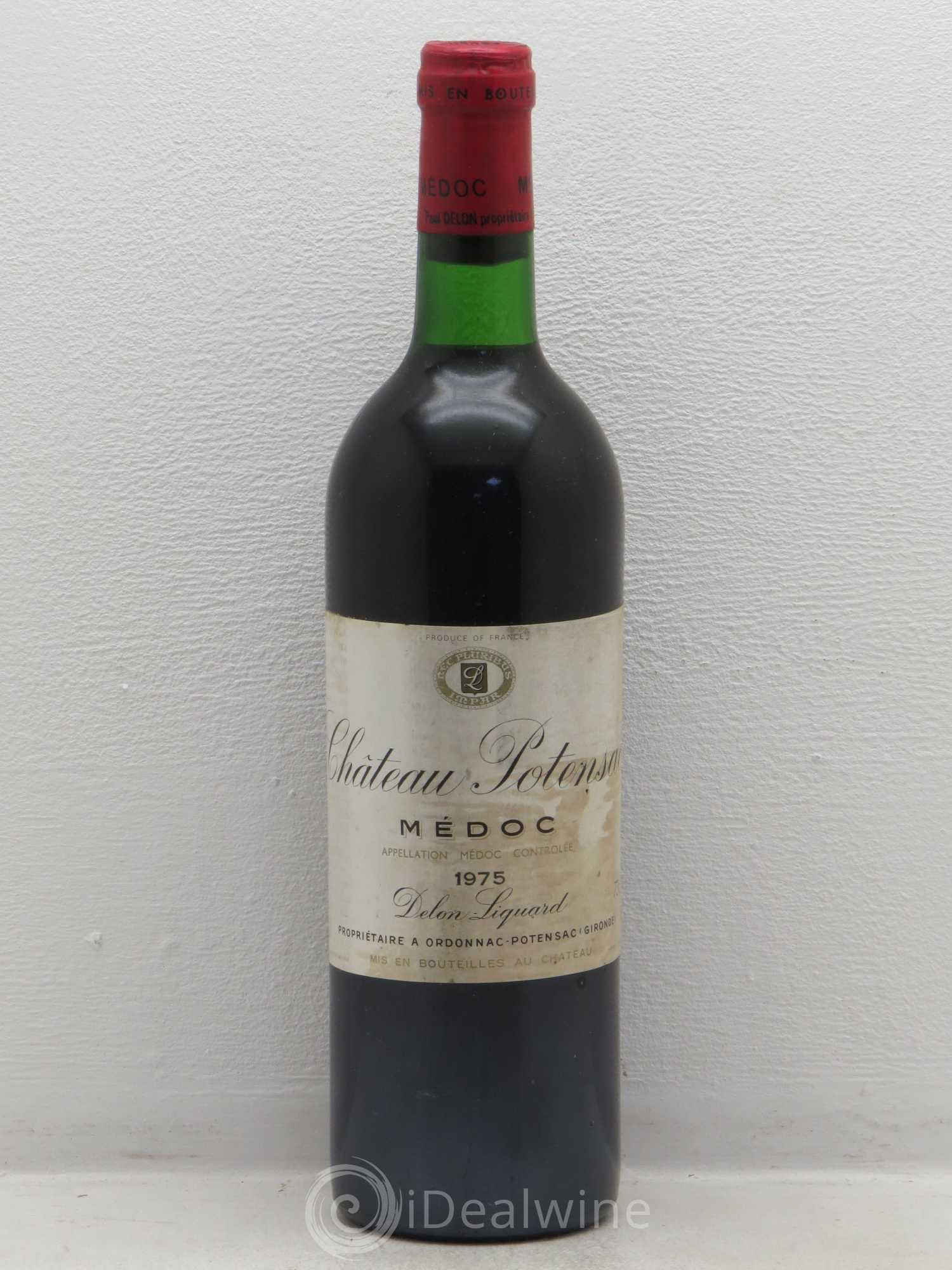 Château Potensac 1975 - Lot de 1 bouteille - 0