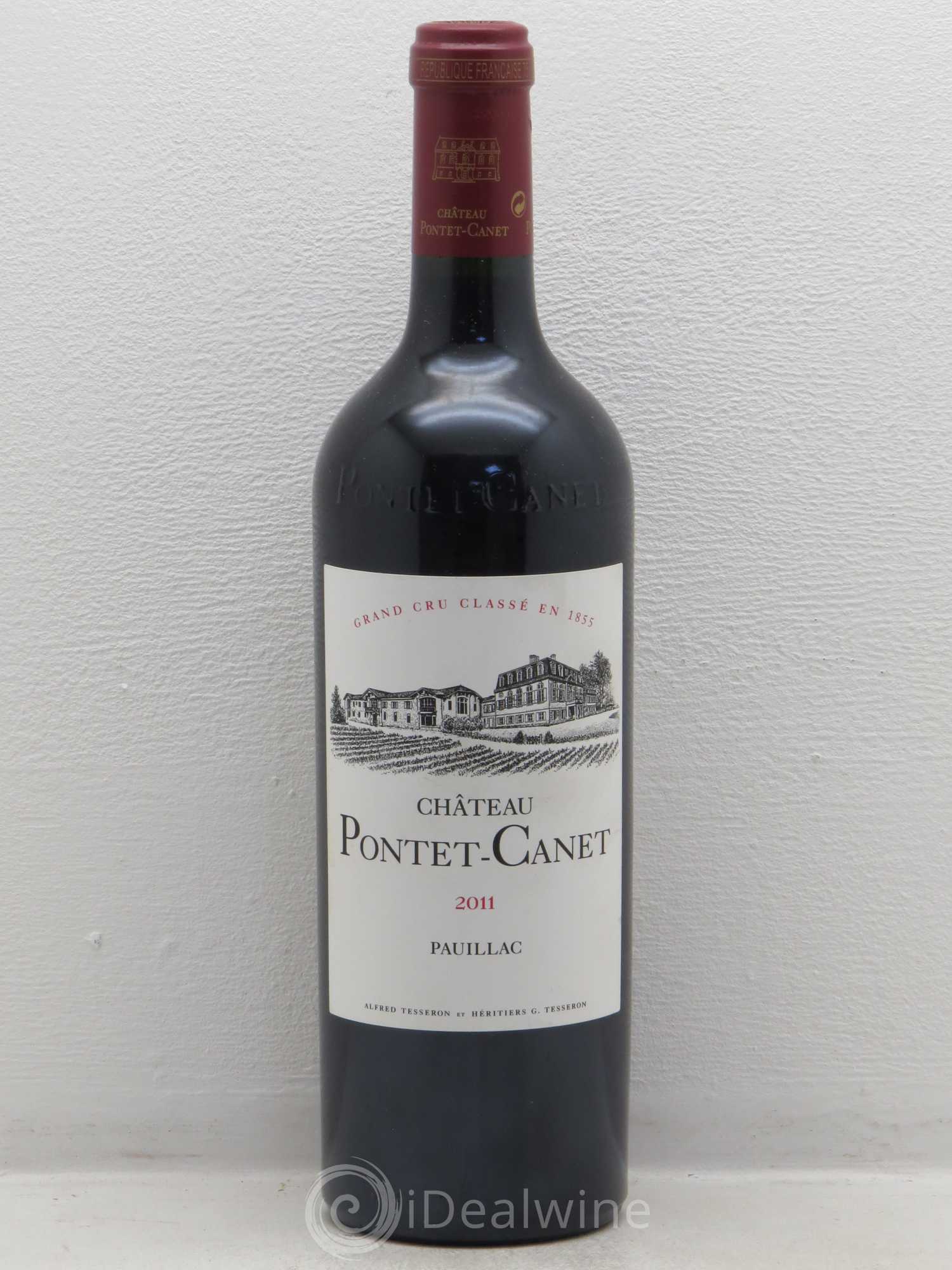 Château Pontet Canet 5ème Grand Cru Classé 2011 - Lot de 1 bouteille - 0