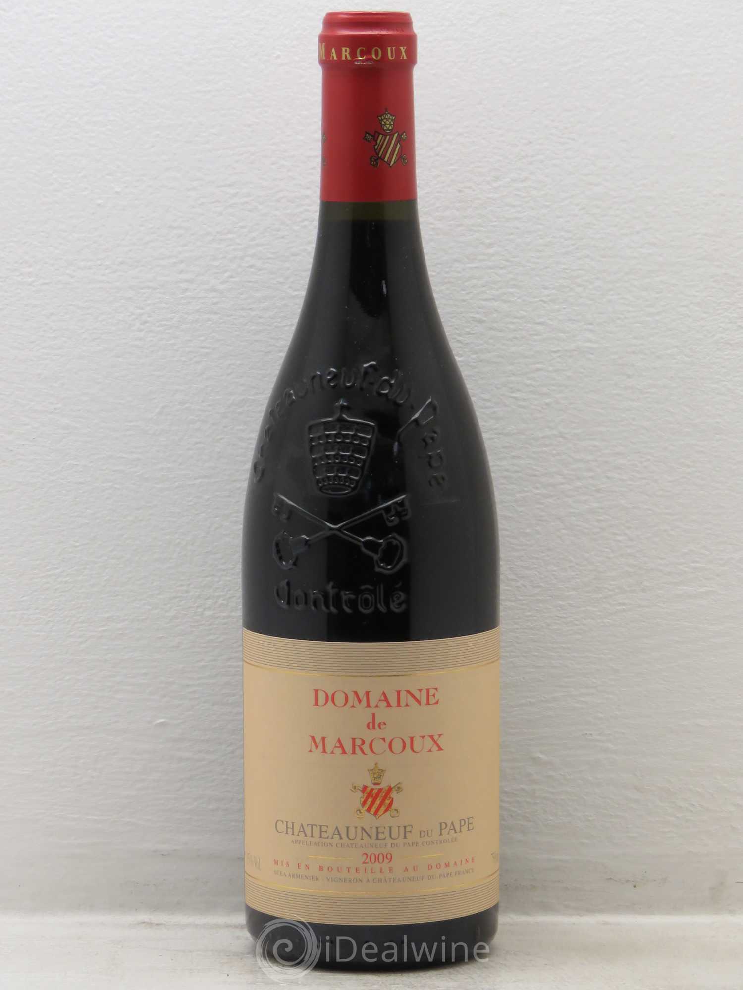 Châteauneuf-du-Pape Marcoux (Domaine de) 2009 - Lot de 1 bouteille - 0