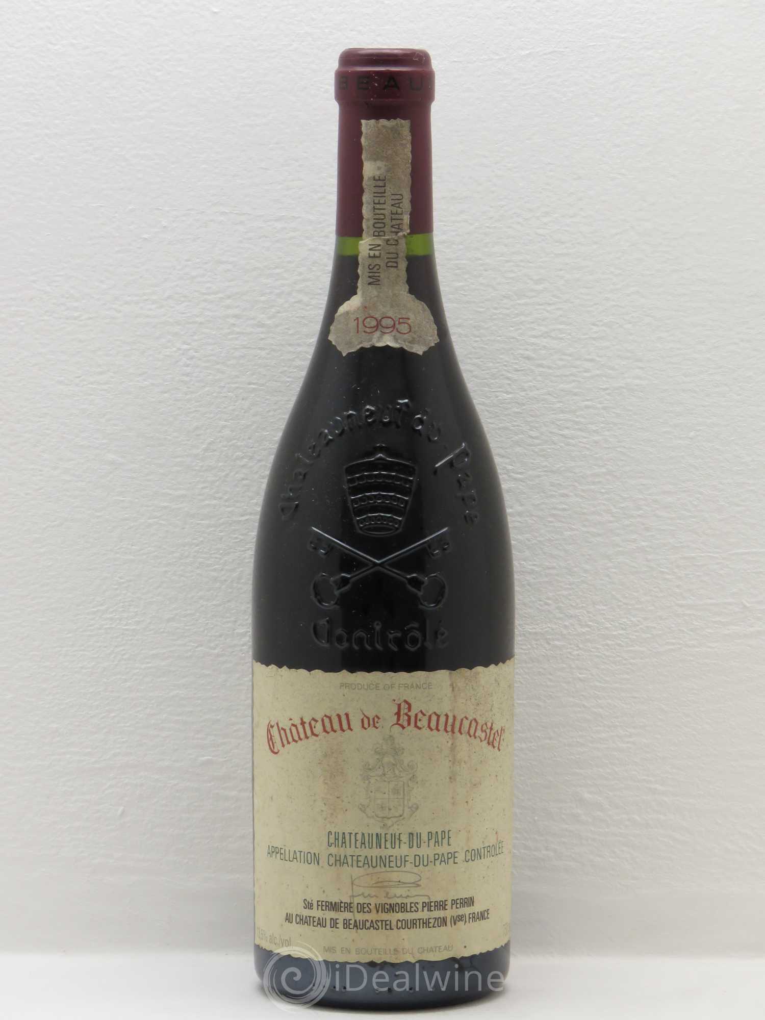 Châteauneuf-du-Pape Château de Beaucastel Famille Perrin 1995 - Lot de 1 bouteille - 0