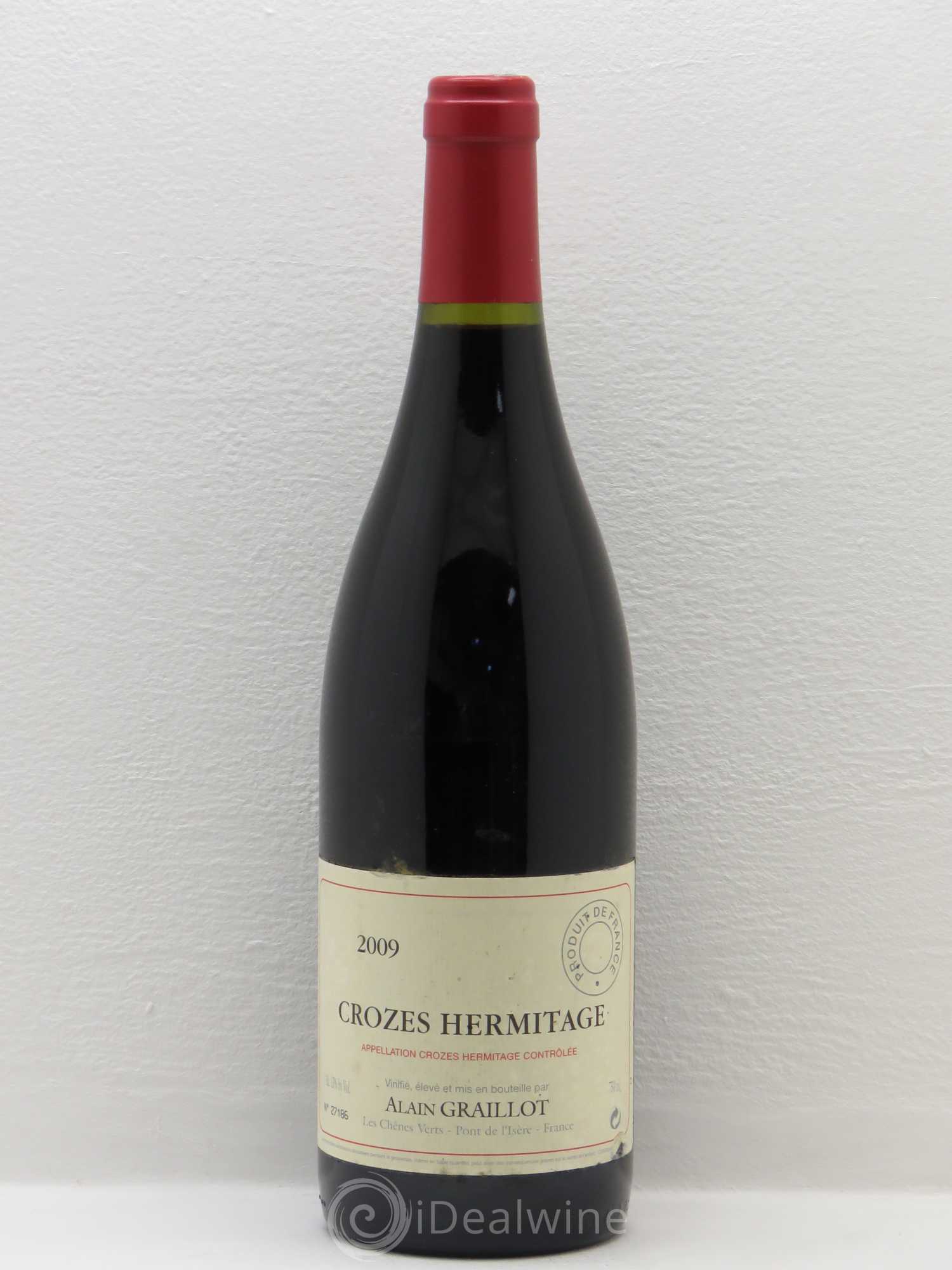 Crozes-Hermitage Domaine Graillot 2009 - Lot de 1 bouteille - 0