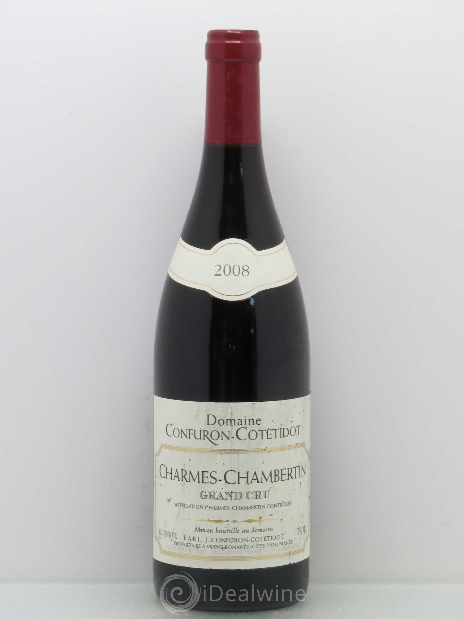 Charmes-Chambertin Grand Cru Confuron-Cotetidot 2008 - Lot de 1 bouteille - 0