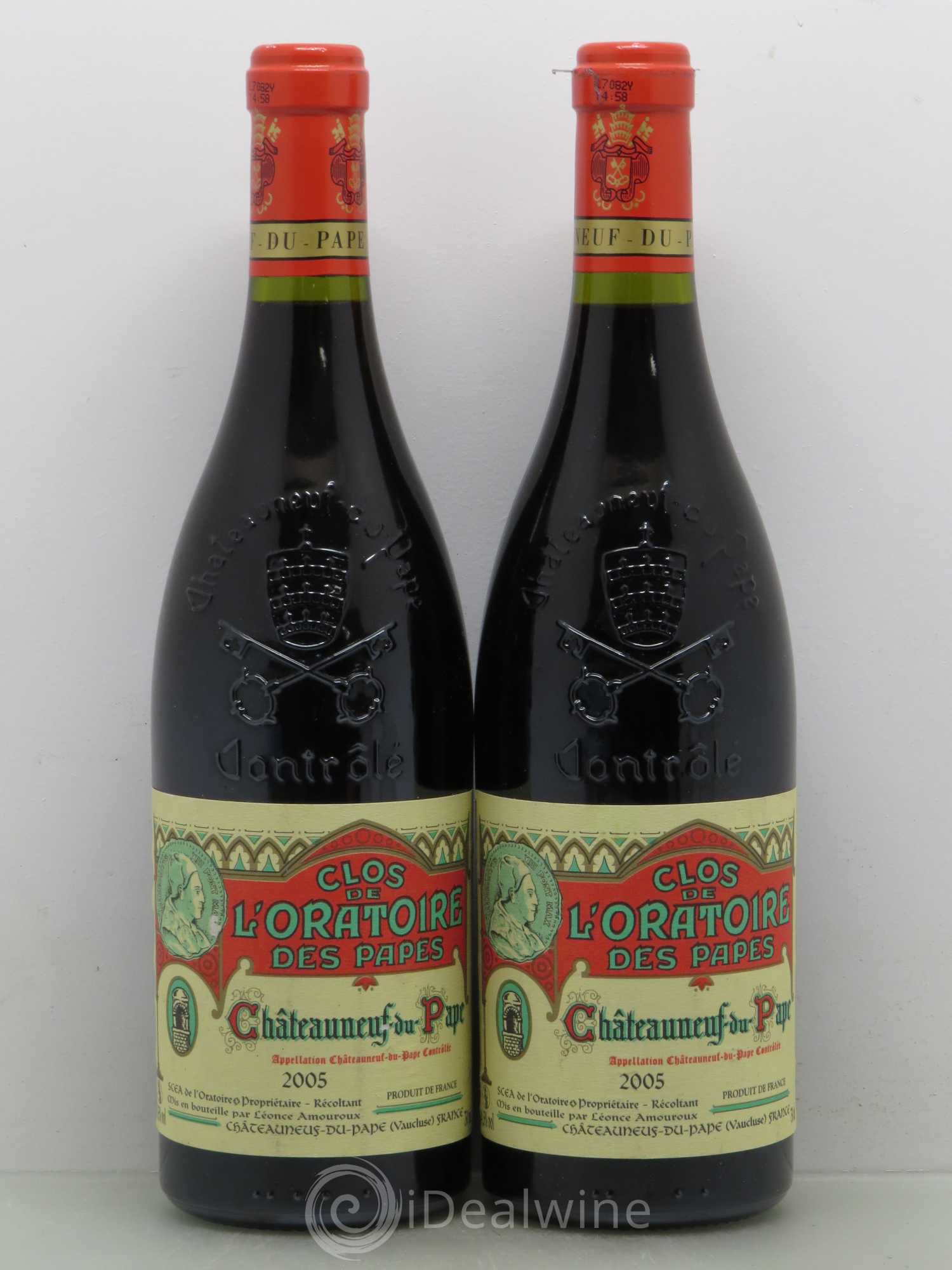 Châteauneuf-du-Pape Clos de l'Oratoire des Papes 2005 - Lot de 2 bouteilles - 0