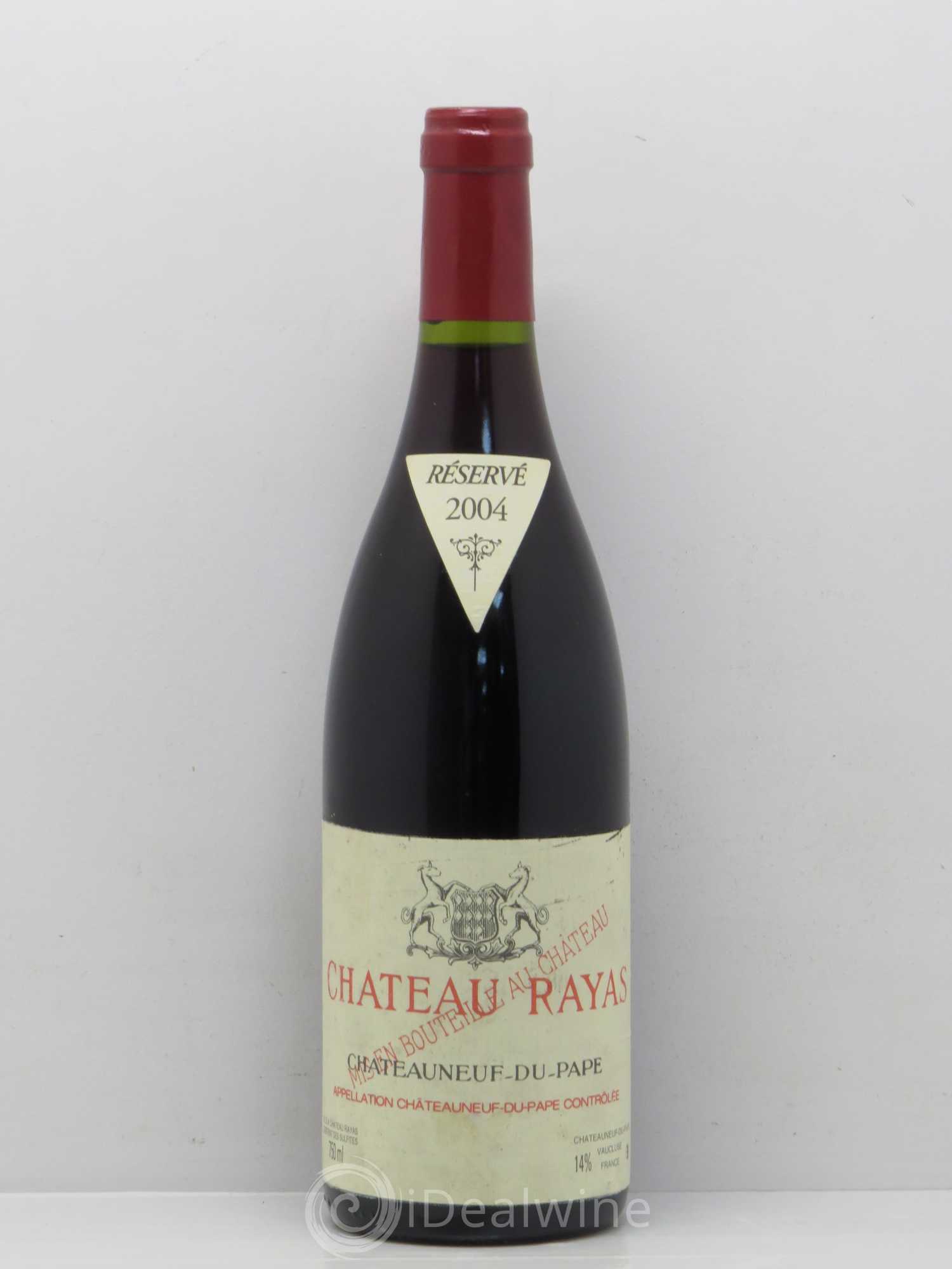 Châteauneuf-du-Pape Château Rayas Emmanuel Reynaud 2004 - Lot de 1 bouteille - 0