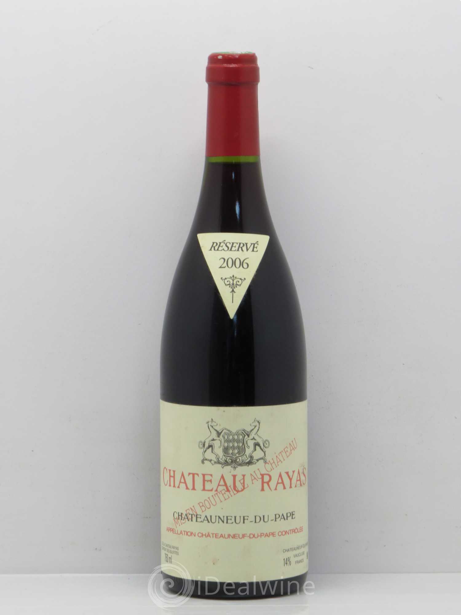 Châteauneuf-du-Pape Château Rayas Emmanuel Reynaud 2006 - Lot de 1 bouteille - 0