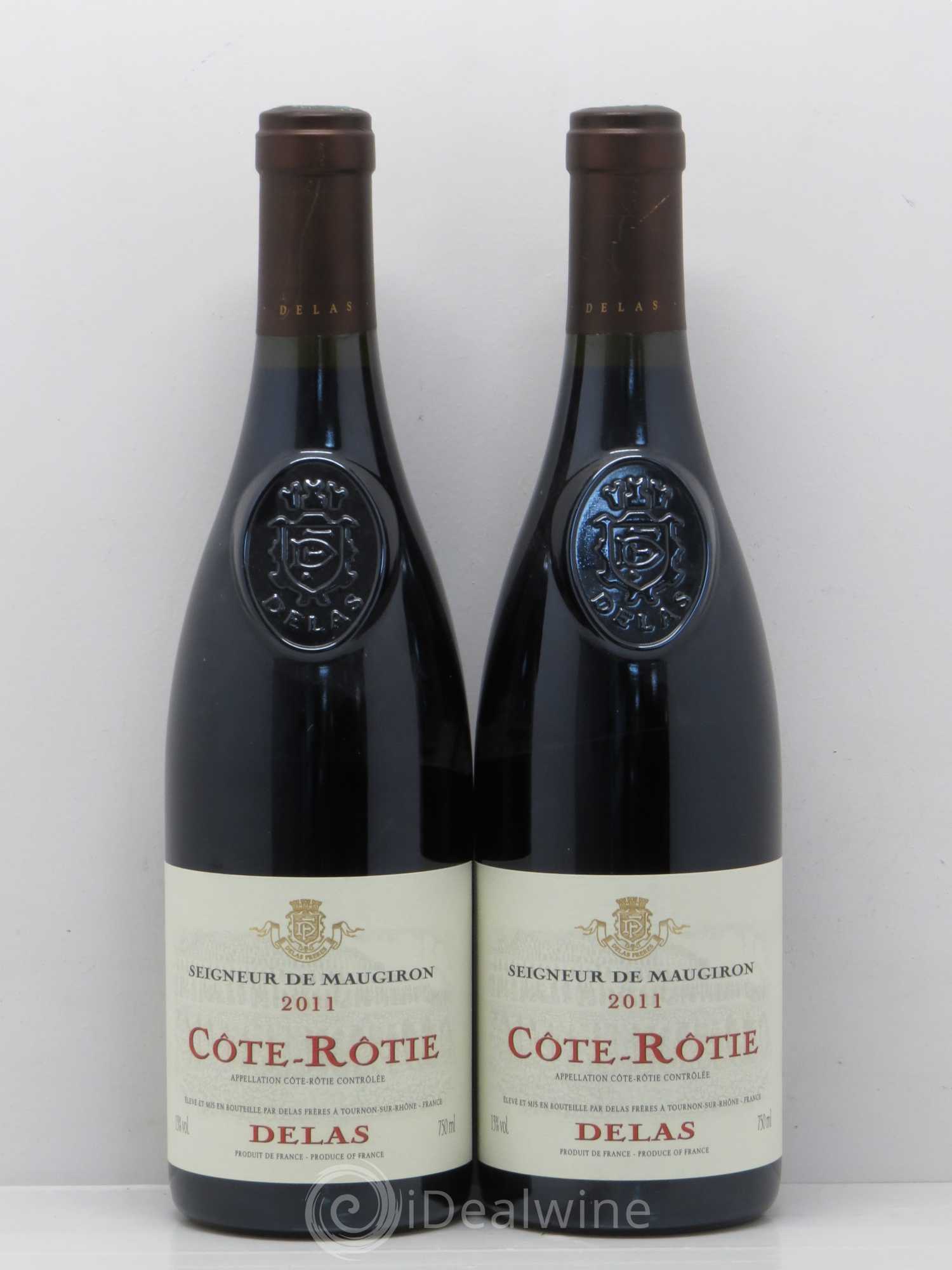 Côte-Rôtie Seigneur de Maugiron Delas Frères 2011 - Lot de 2 bouteilles - 0
