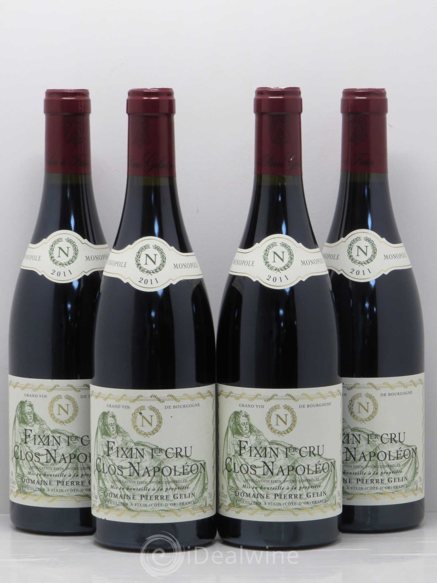 Fixin 1er Cru Clos Napoléon Pierre Gelin 2011 - Posten von 4 Flaschen - 0