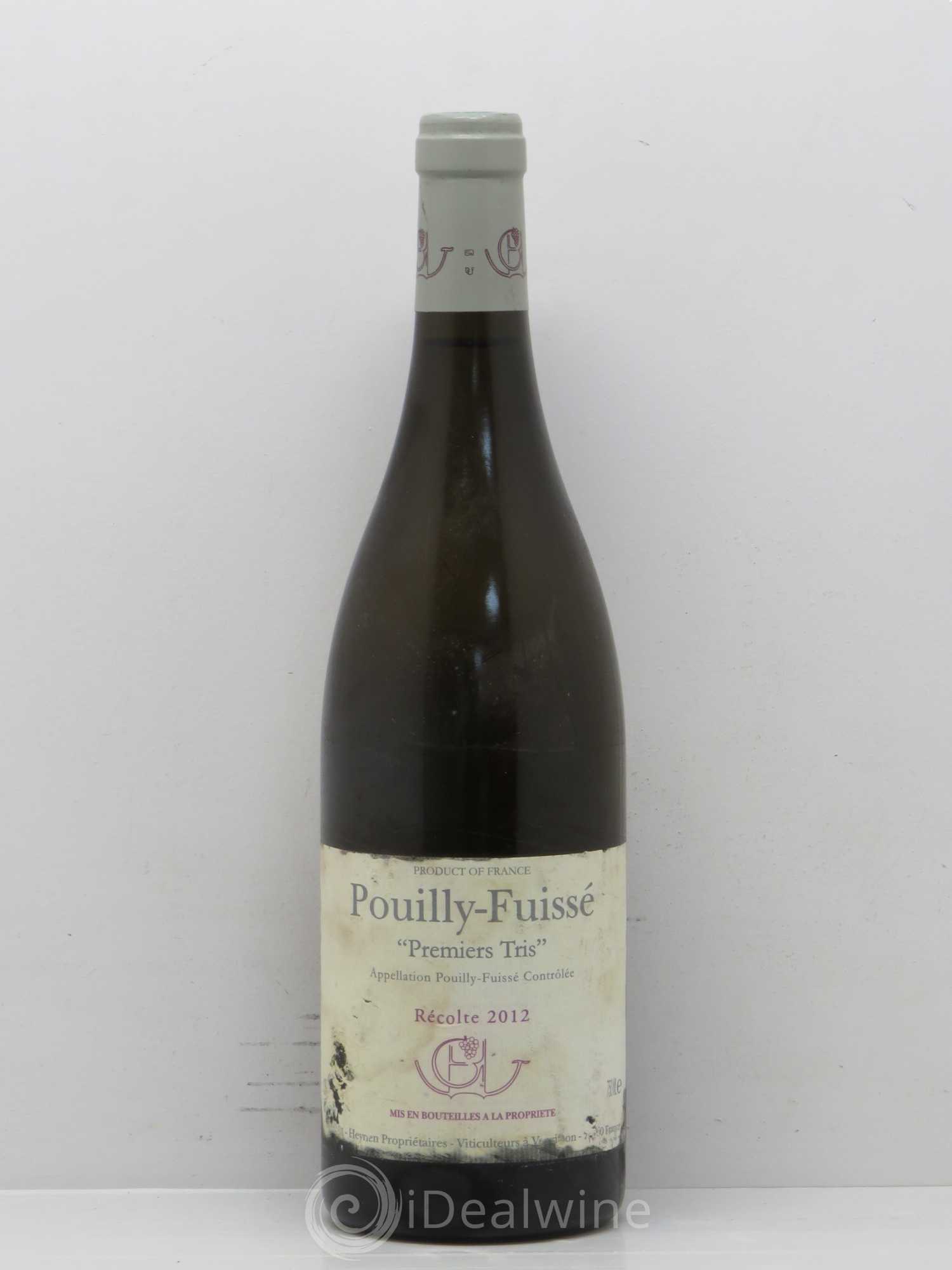 Pouilly-Fuissé Premiers Tris Guffens-Heynen 2012 - Lot de 1 bouteille - 0