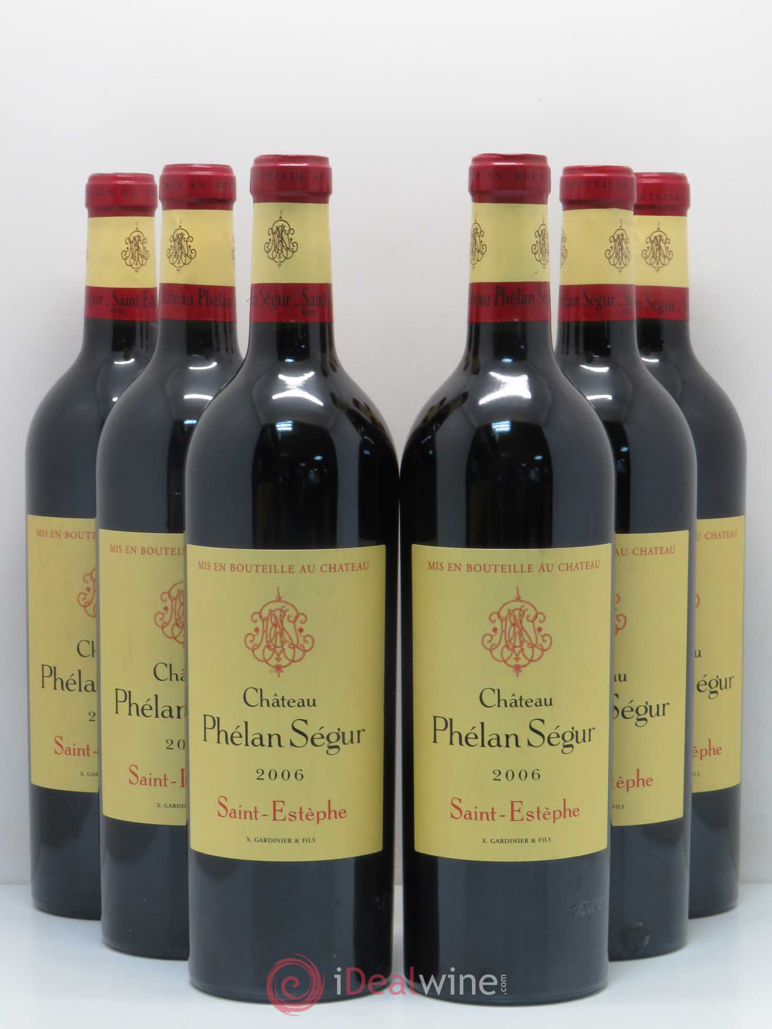 Château Phélan Ségur 2006 - Lot de 6 bouteilles - 0