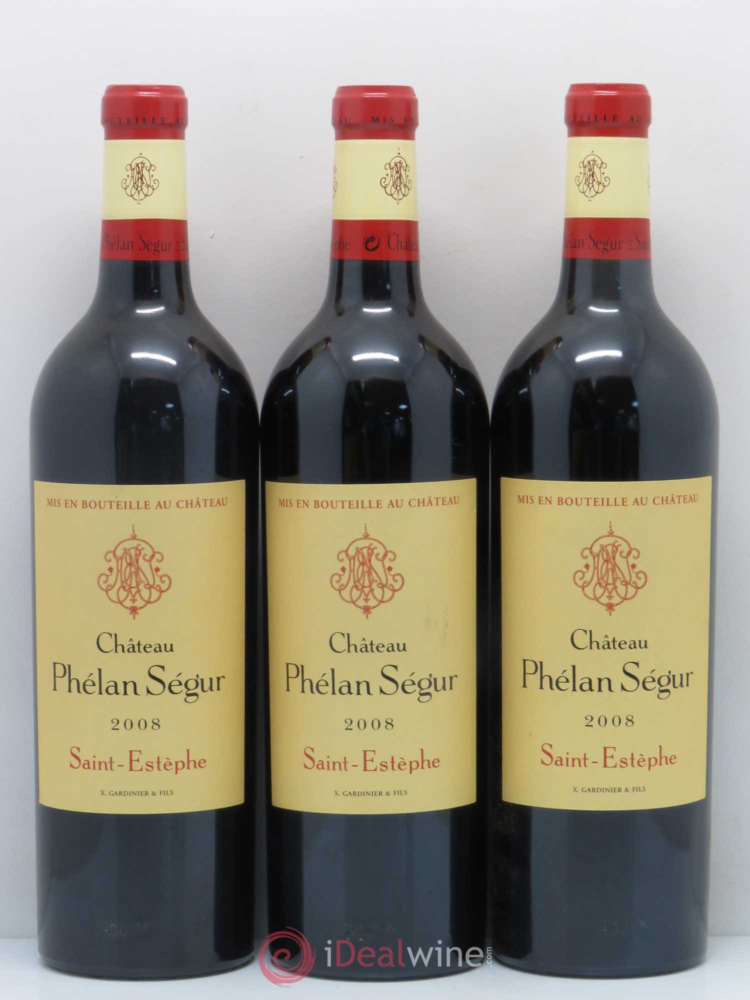 Château Phélan Ségur 2008 - Lot de 12 bouteilles - 3