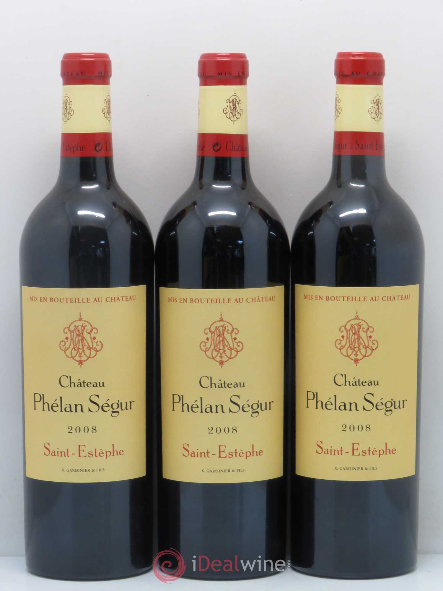 Château Phélan Ségur 2008 - Lot de 12 bouteilles - 4