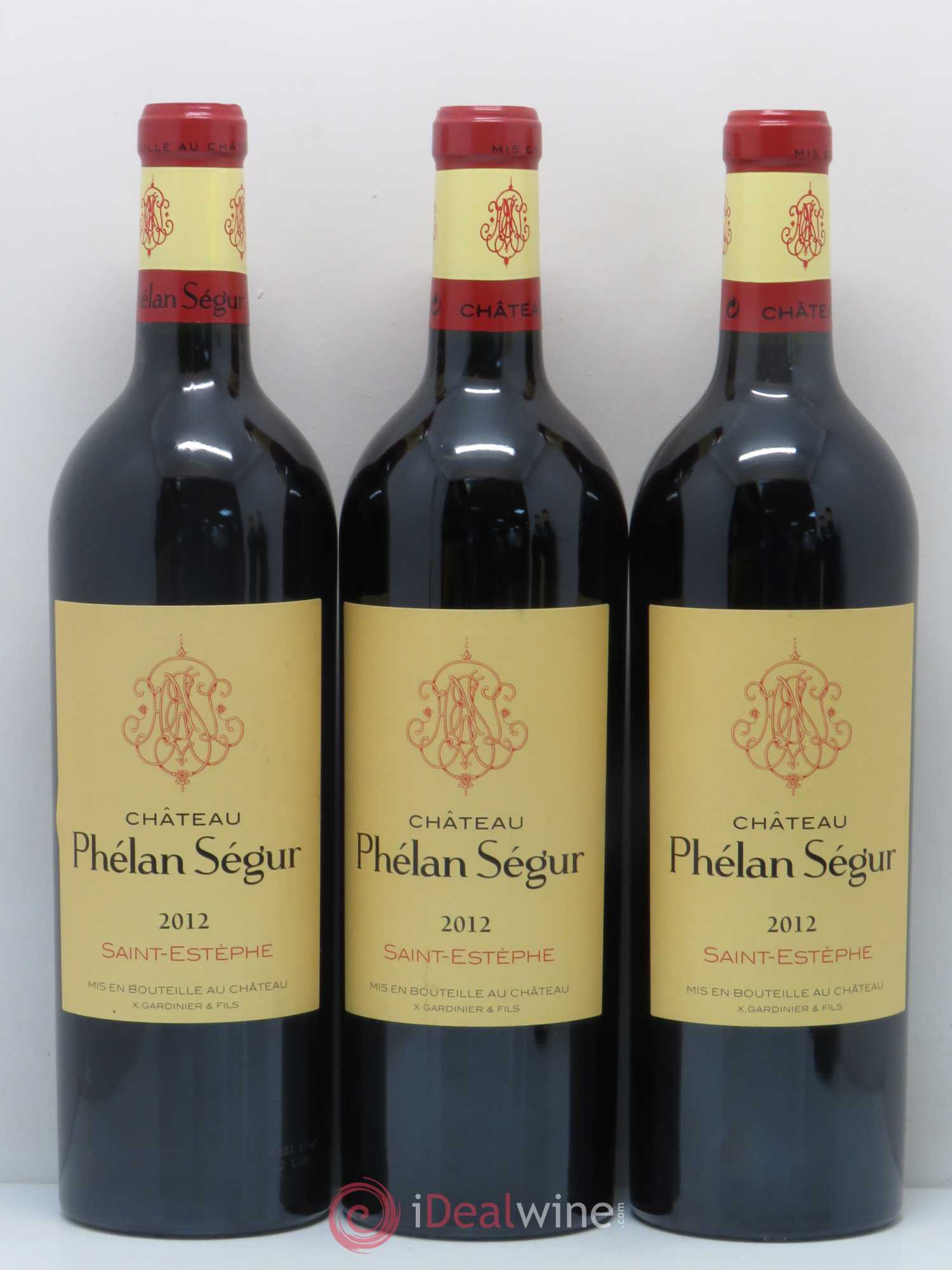 Château Phélan Ségur 2012 - Lot de 5 bouteilles - 1