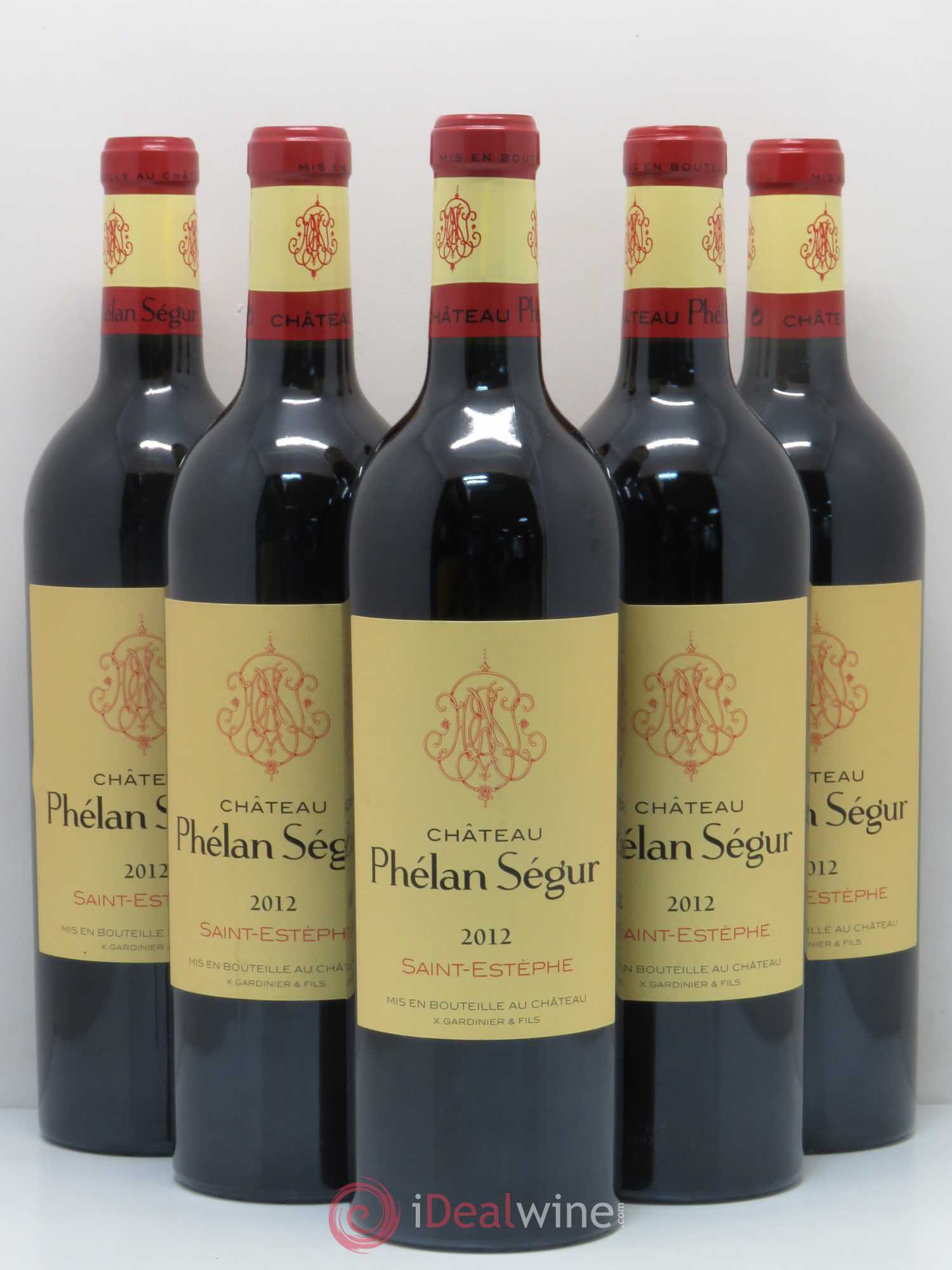 Château Phélan Ségur 2012 - Lot de 5 bouteilles - 0