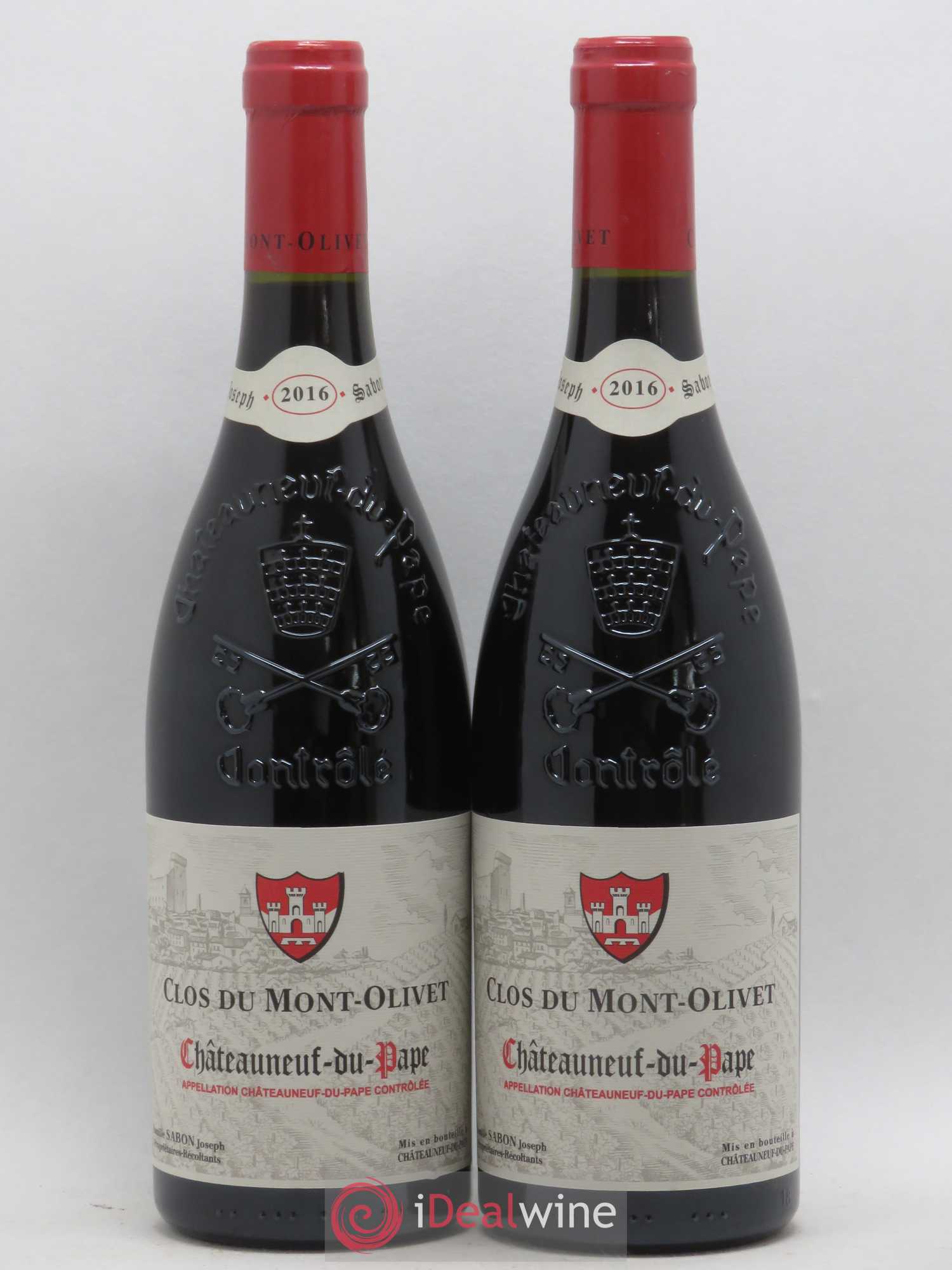 Châteauneuf-du-Pape Clos du Mont-Olivet 2016 - Lot de 2 bouteilles - 0