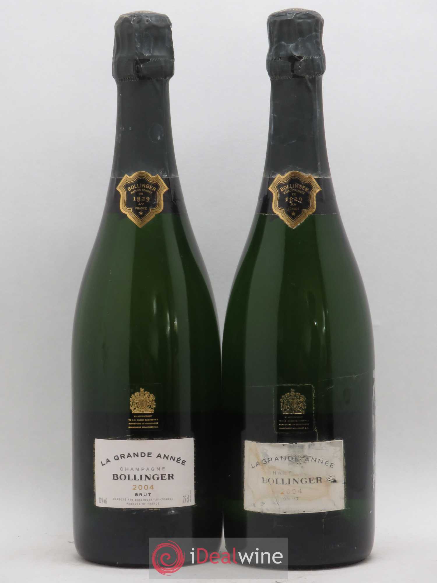 La Grande Année Brut Bollinger 2004 - Lot de 2 bouteilles - 0