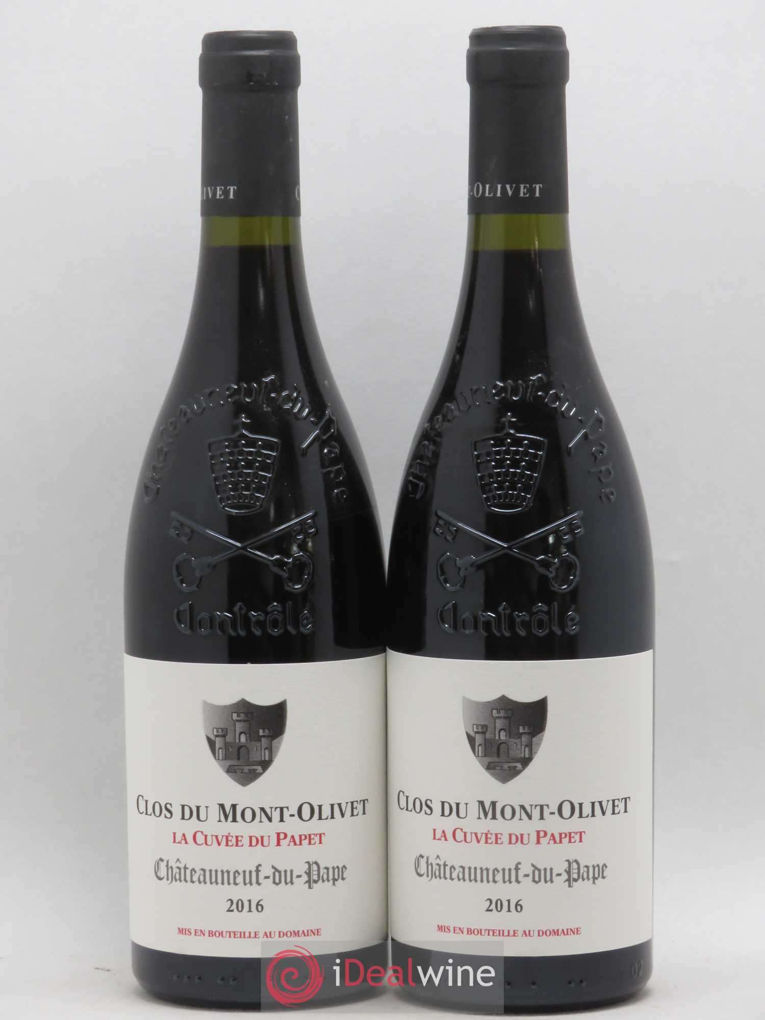 Châteauneuf-du-Pape Cuvée du Papet Clos du Mont-Olivet 2016 - Lot de 2 bouteilles - 0