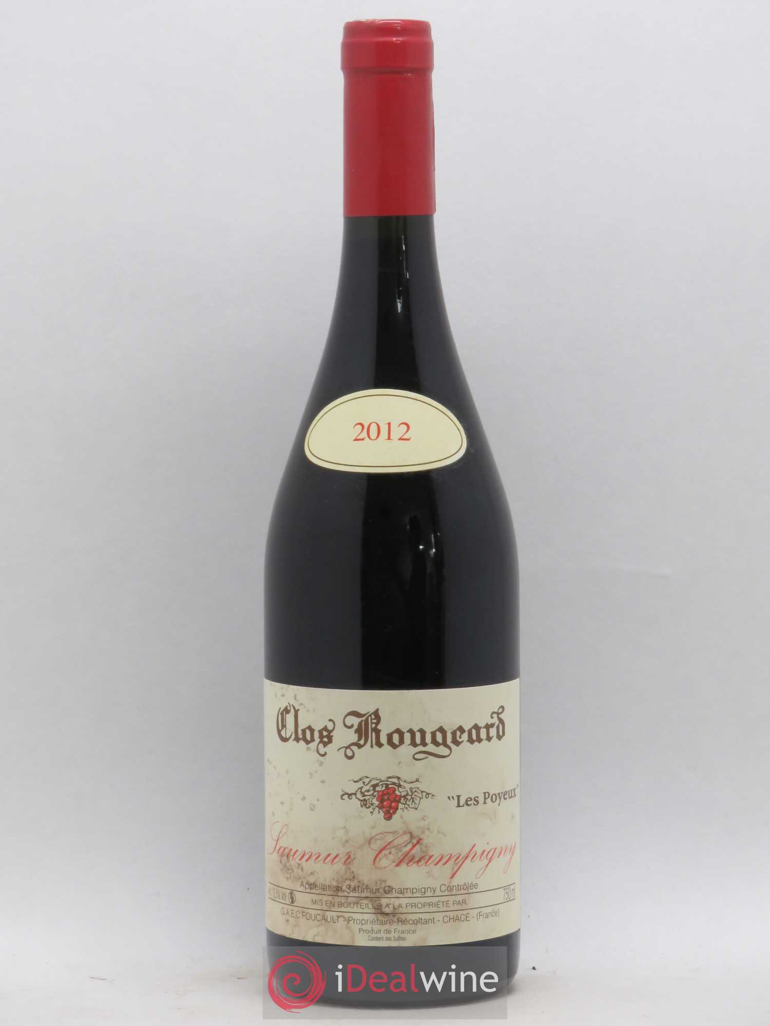 Saumur-Champigny Les Poyeux Clos Rougeard 2012 - Lot de 1 bouteille - 0