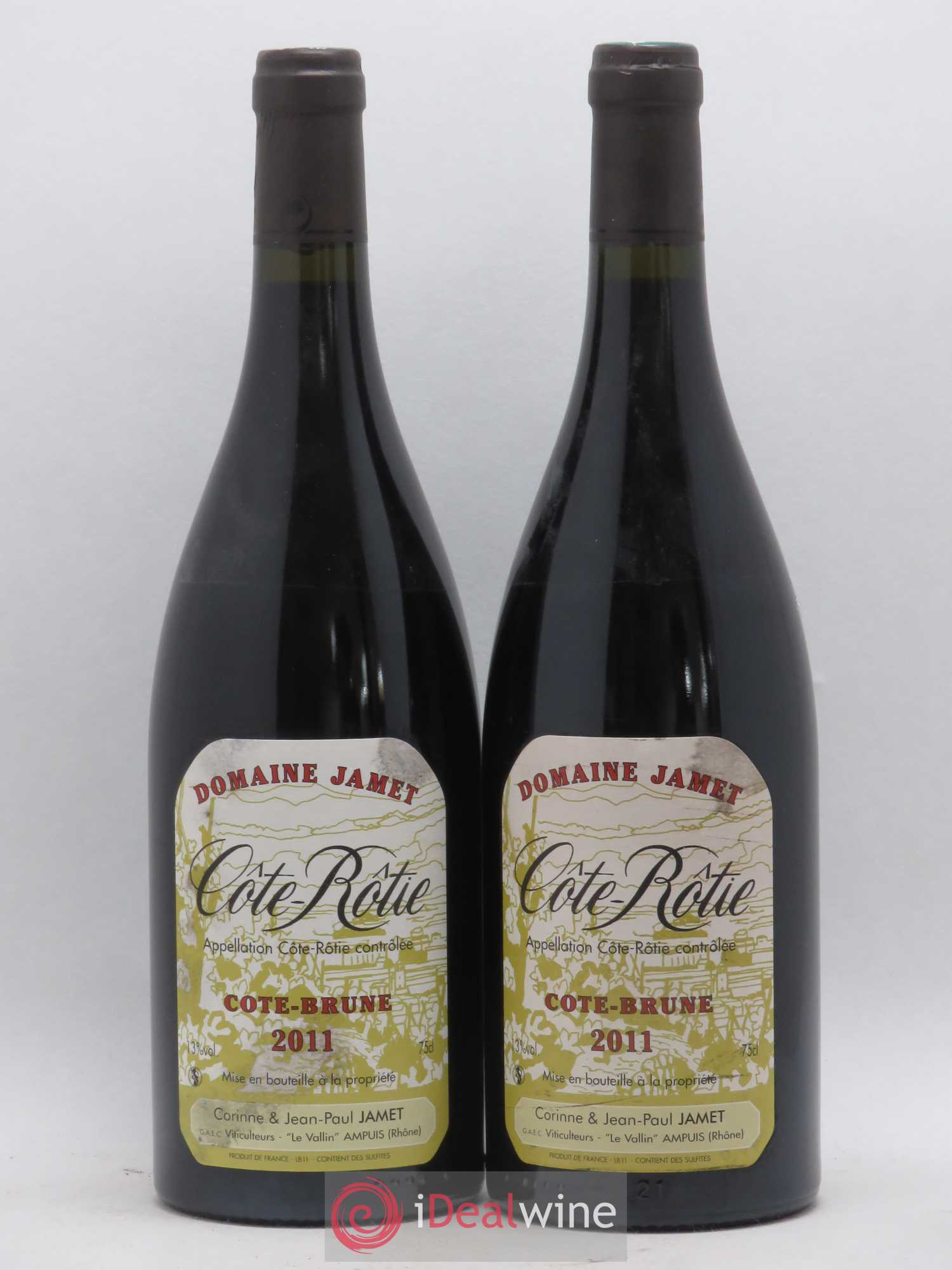 Côte-Rôtie Côte Brune Jamet (Domaine) 2011 - Lot de 2 bouteilles - 0