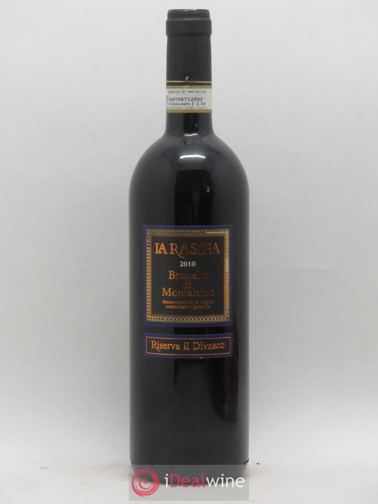 Brunello di Montalcino Riserva il Divasco La Rasina 2010 - Lot de 1 bouteille - 0