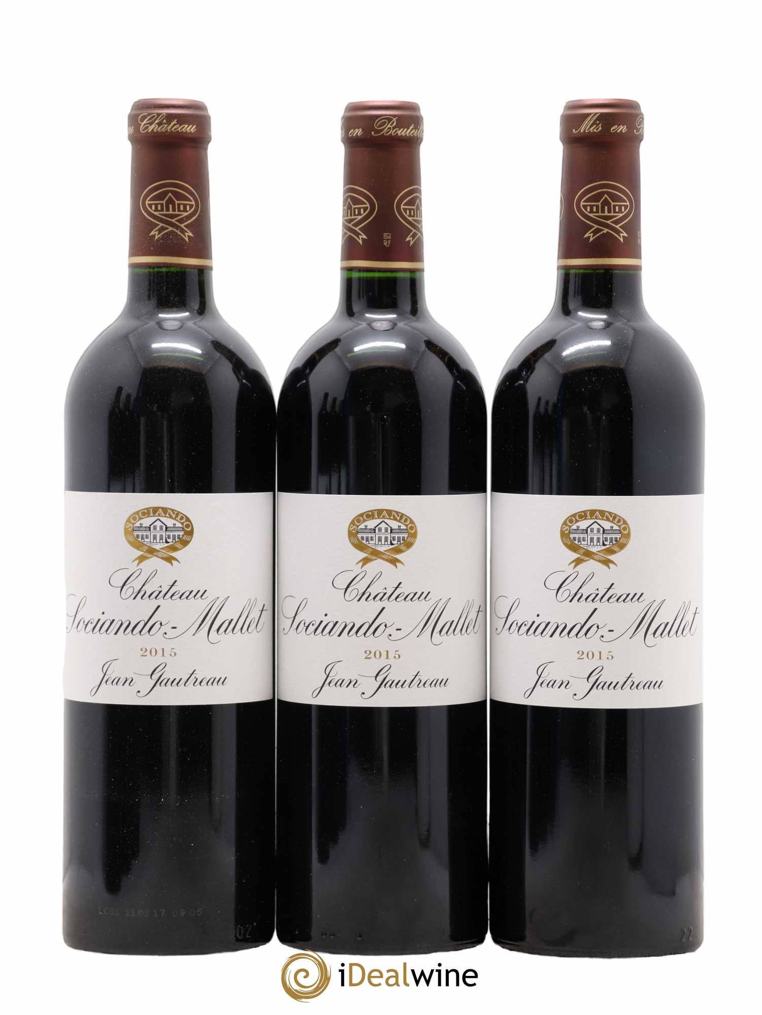 Château Sociando Mallet 2015 - Lot de 6 bouteilles - 1