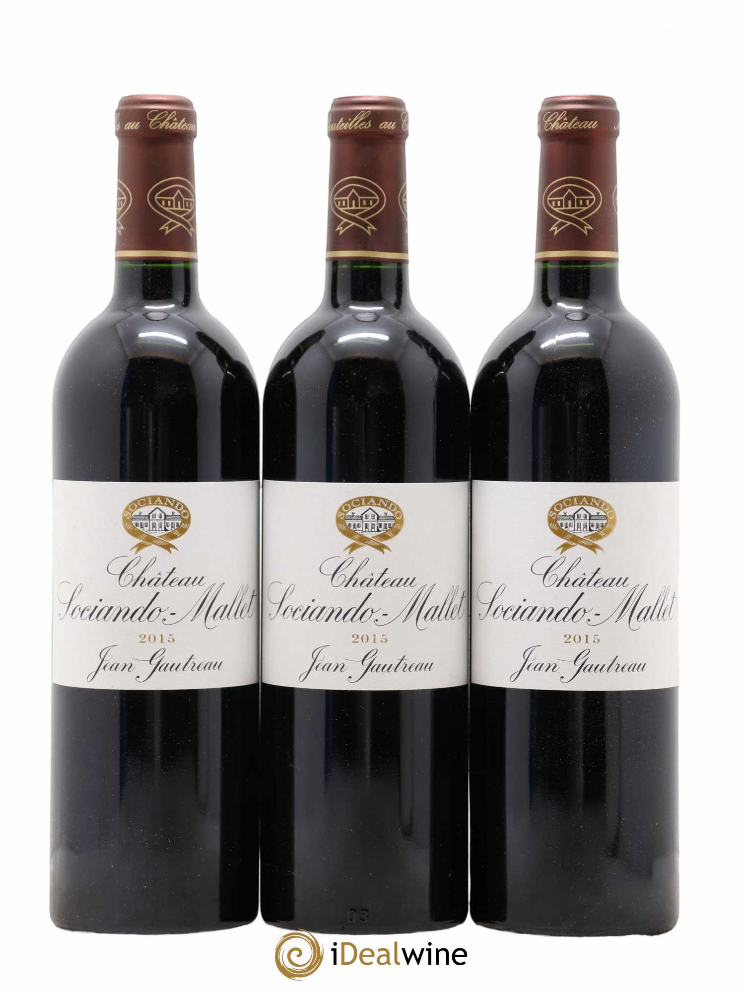 Château Sociando Mallet 2015 - Lot de 6 bouteilles - 2