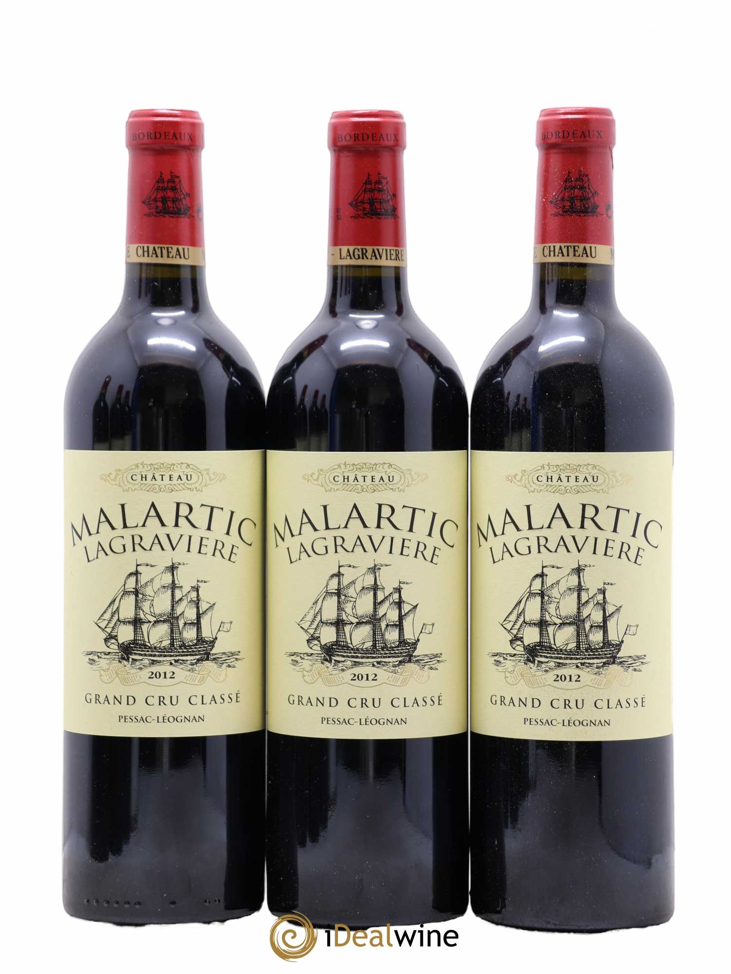 Château Malartic-Lagravière Cru Classé de Graves 2012 - Lot de 6 bouteilles - 1