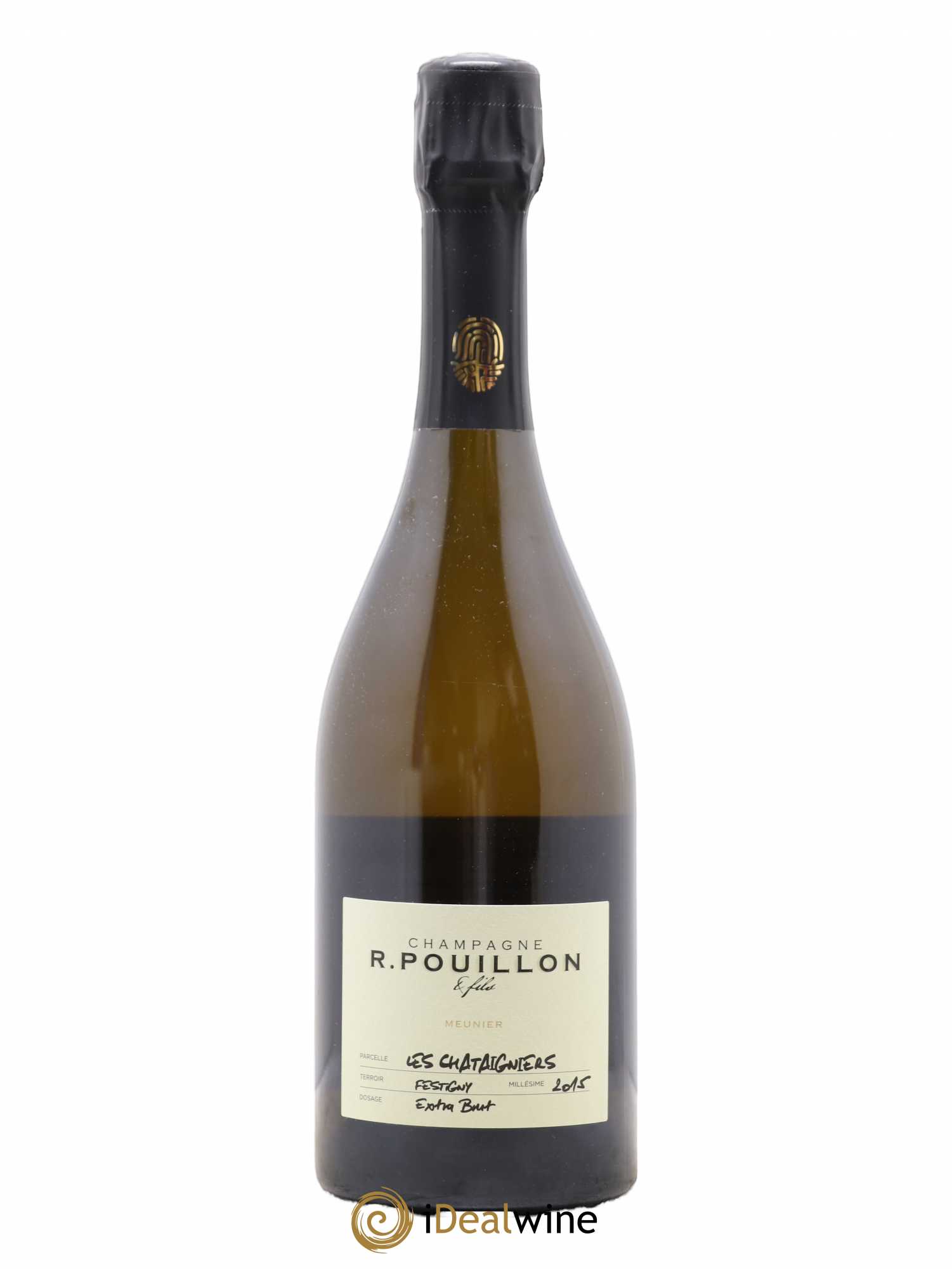 Les Châtaigniers Brut Nature R. Pouillon & fils 2015 - Lot de 1 bouteille - 0