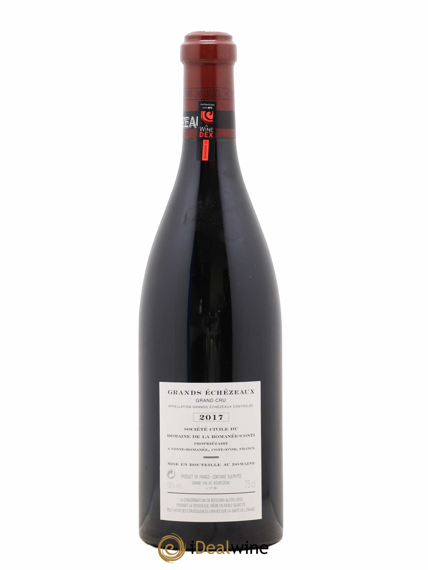Grands-Echezeaux Grand Cru Domaine de la Romanée-Conti 2017 - Lot de 1 bouteille - 1