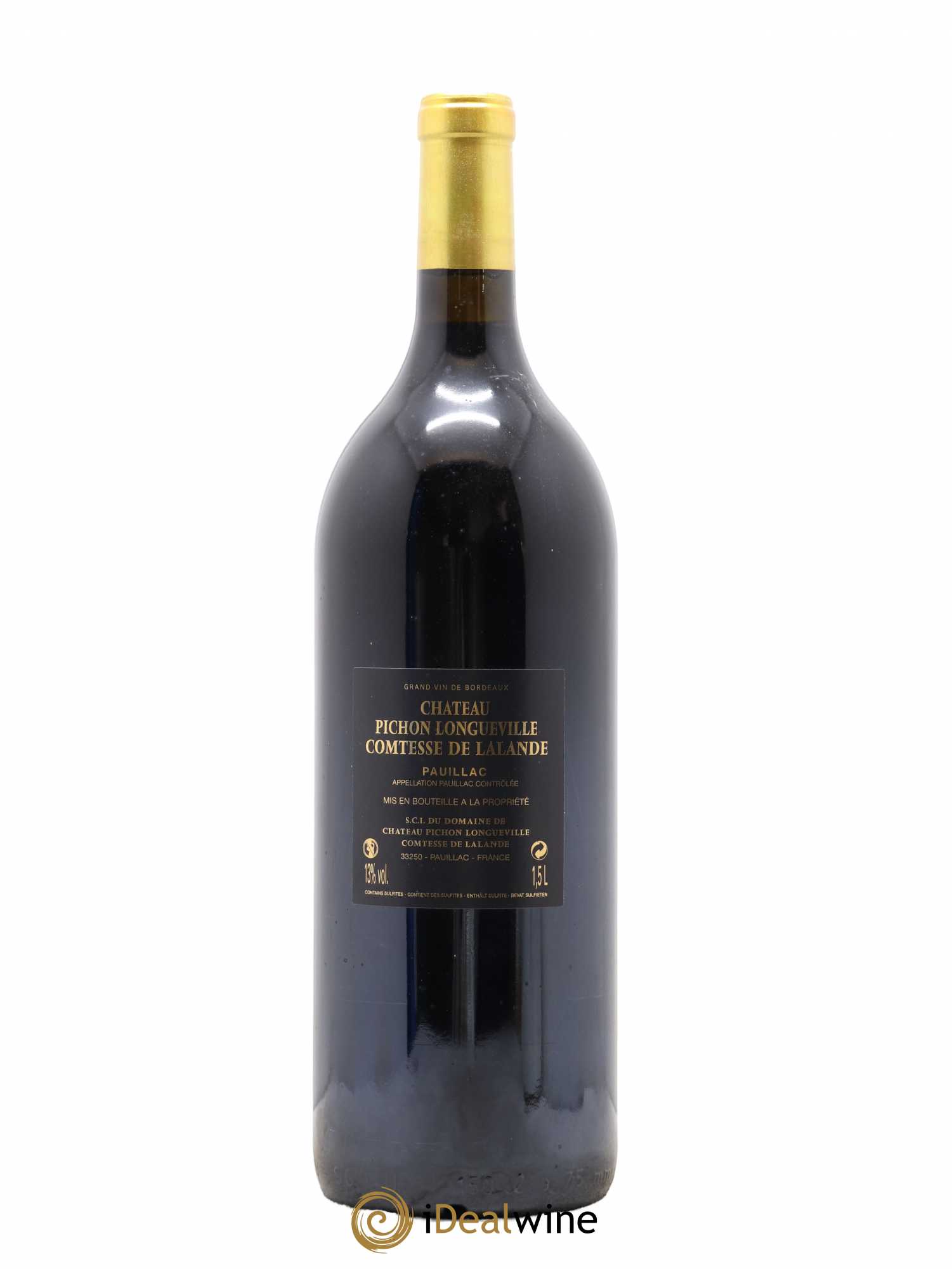 Château Pichon Longueville Comtesse de Lalande 2ème Grand Cru Classé 2013 - Lot de 1 magnum - 1