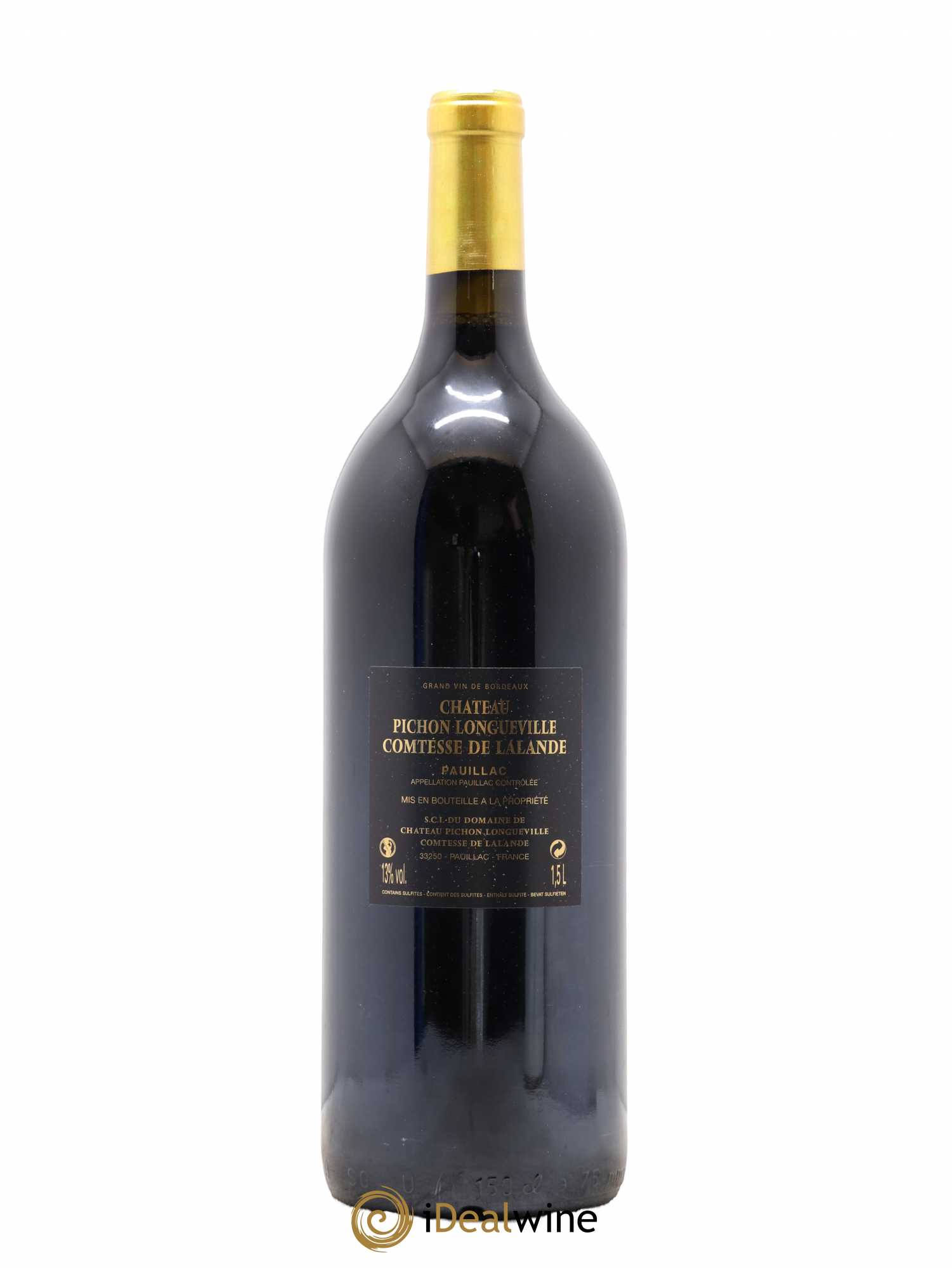 Château Pichon Longueville Comtesse de Lalande 2ème Grand Cru Classé 2013 - Lot de 1 magnum - 1