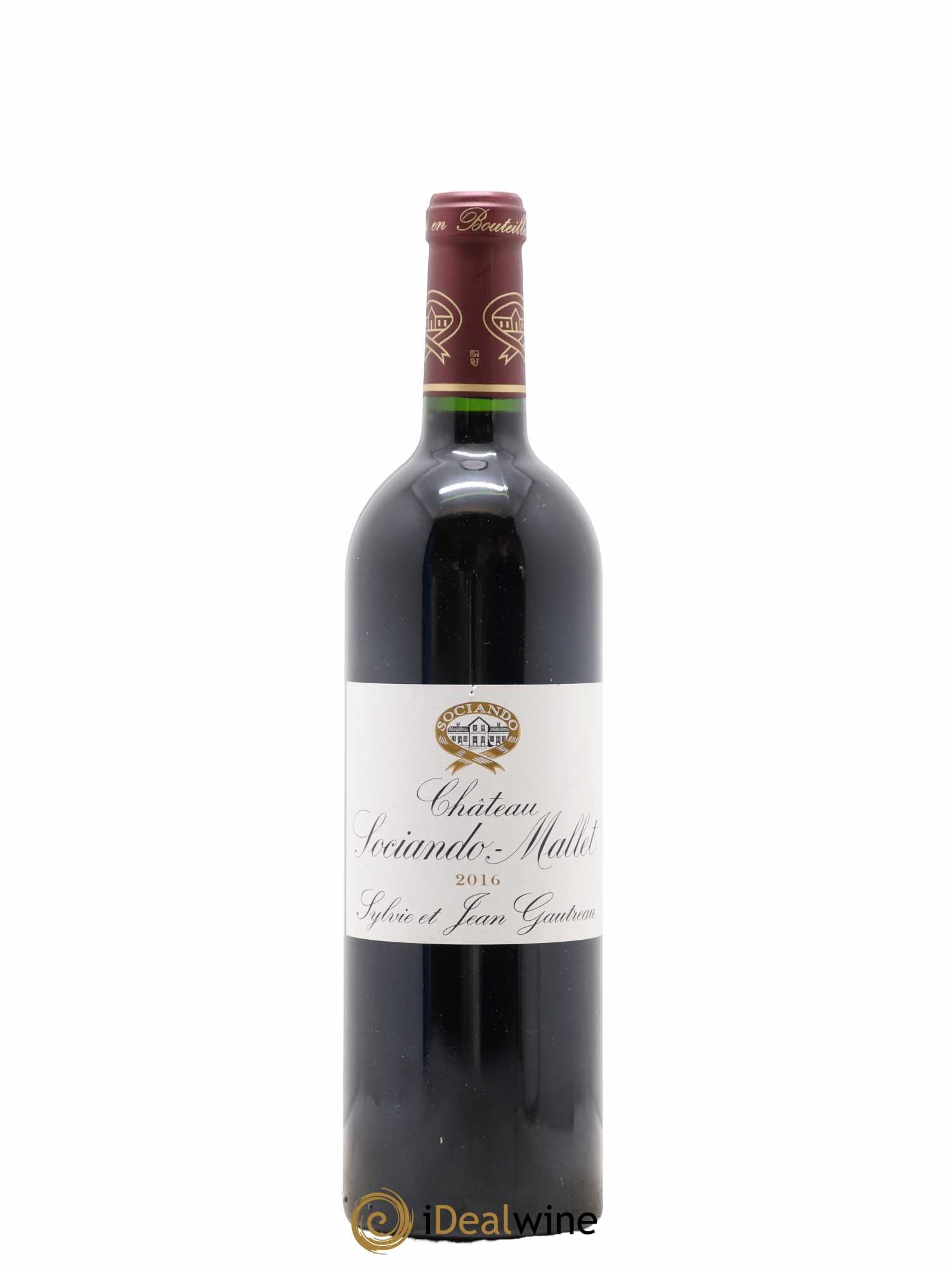Château Sociando Mallet 2016 - Lot de 1 bouteille - 0