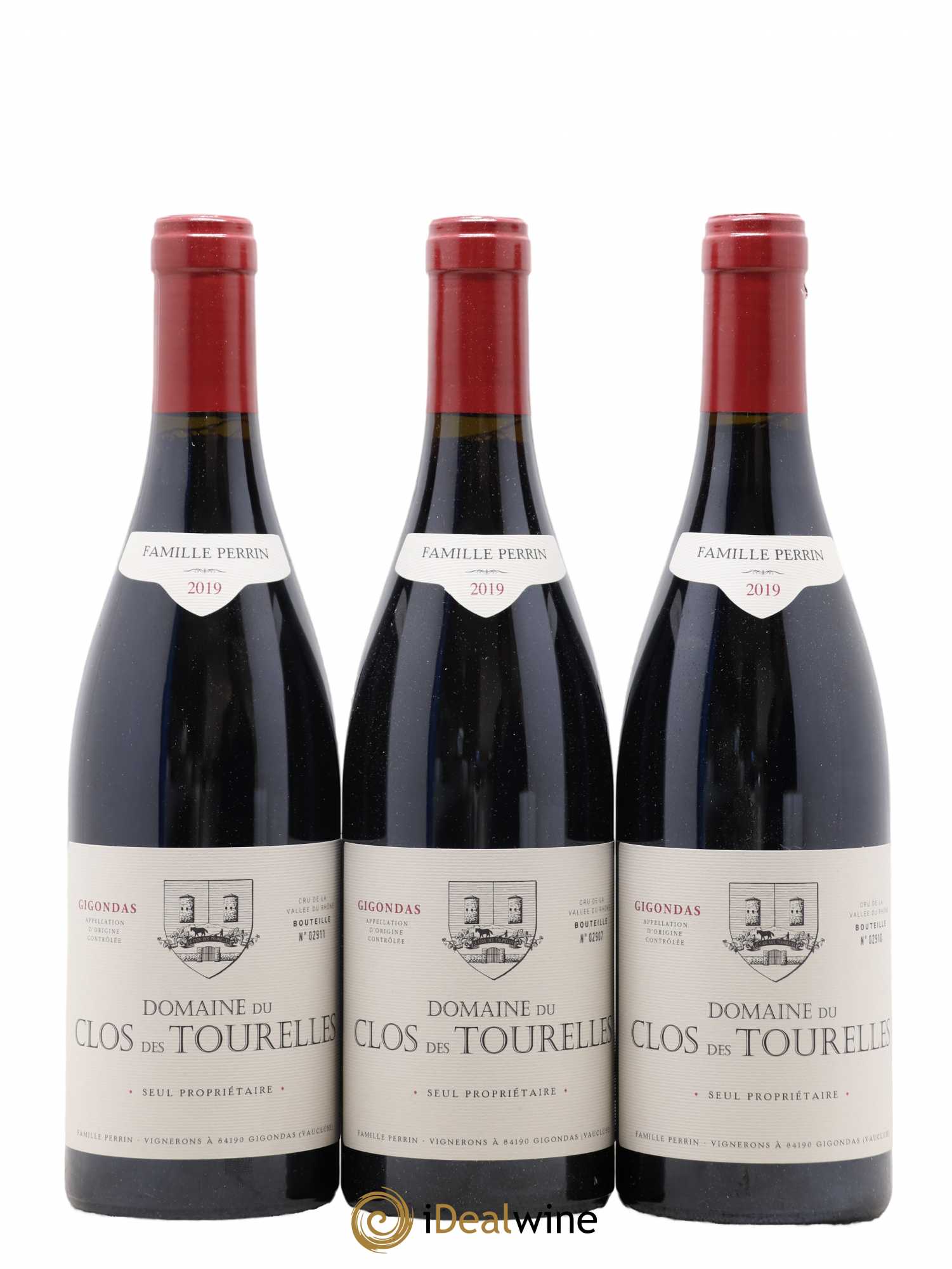 Gigondas Clos Des Tourelles (Domaine du) Famille Perrin 2019 - Lot de 3 bouteilles - 0