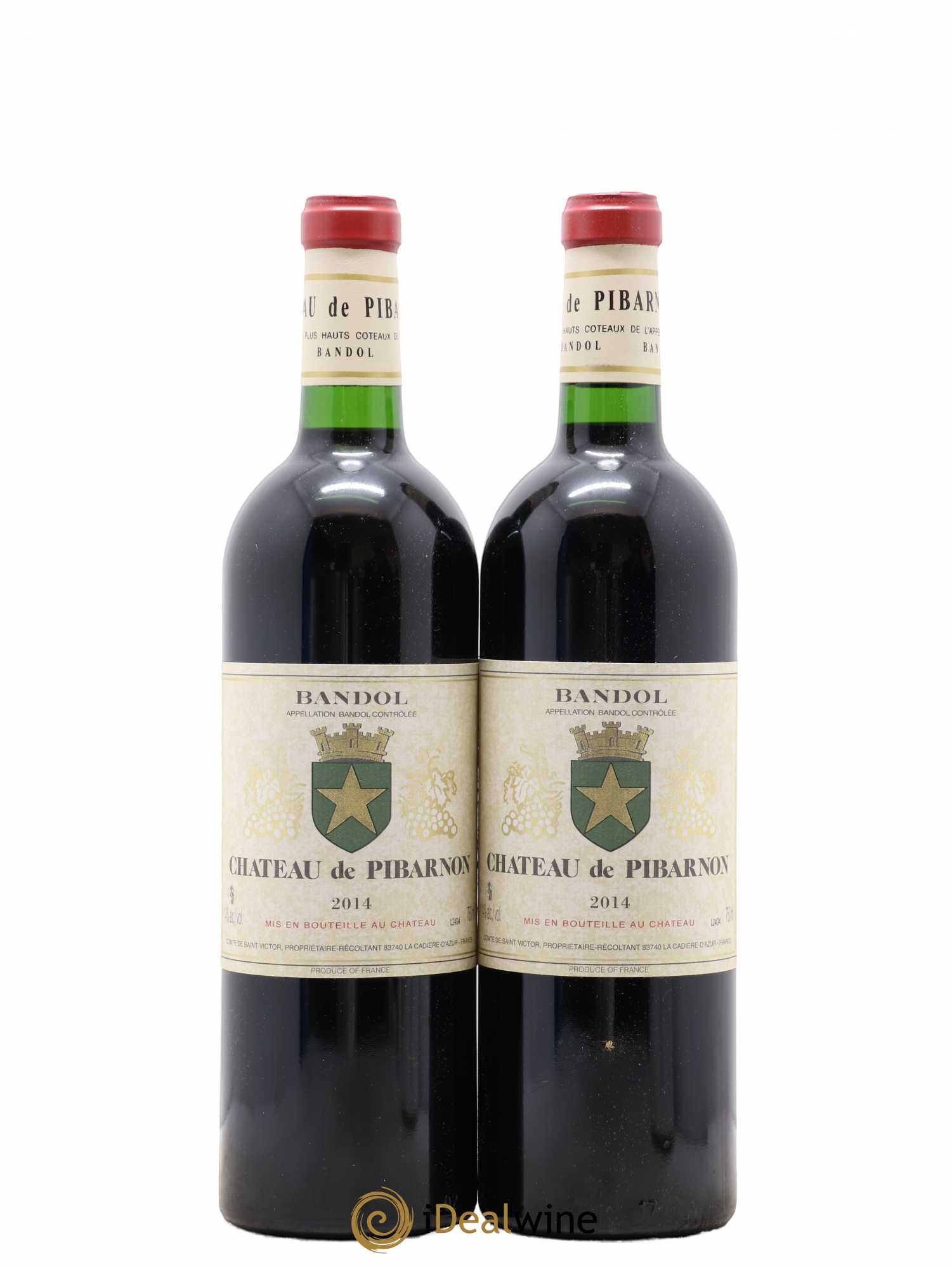 Bandol Château de Pibarnon Comte de Saint-Victor 2014 - Lot de 2 bouteilles - 0