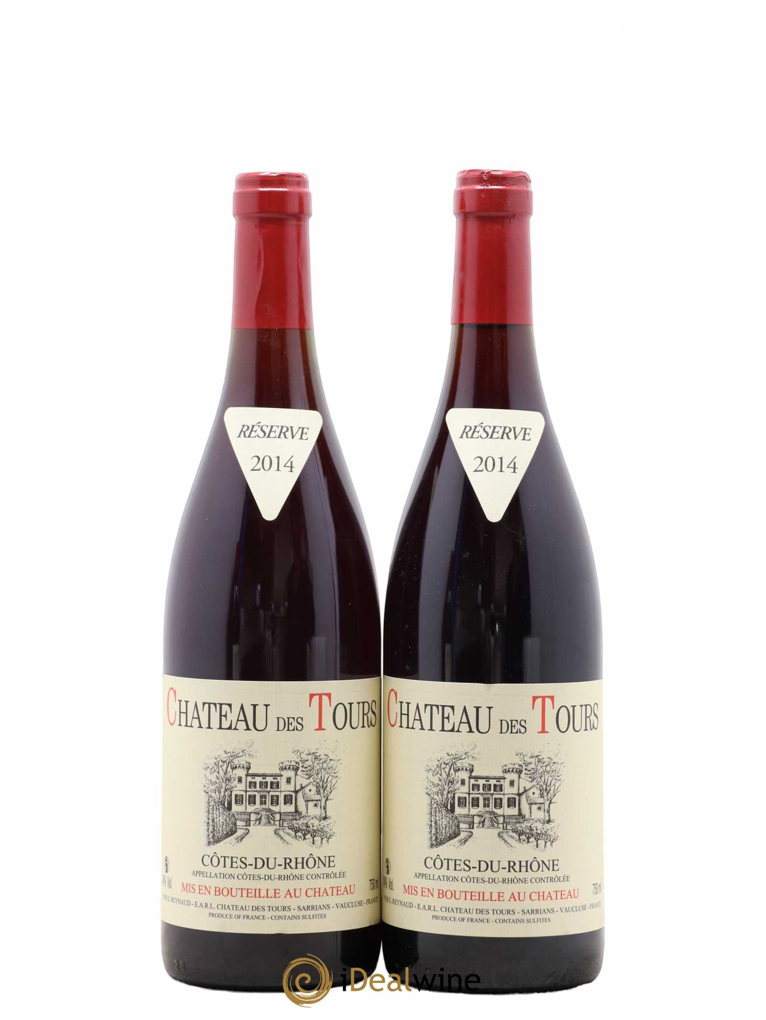 Côtes-du-Rhône Château des Tours Emmanuel Reynaud 2014 - Lot de 2 bouteilles - 0