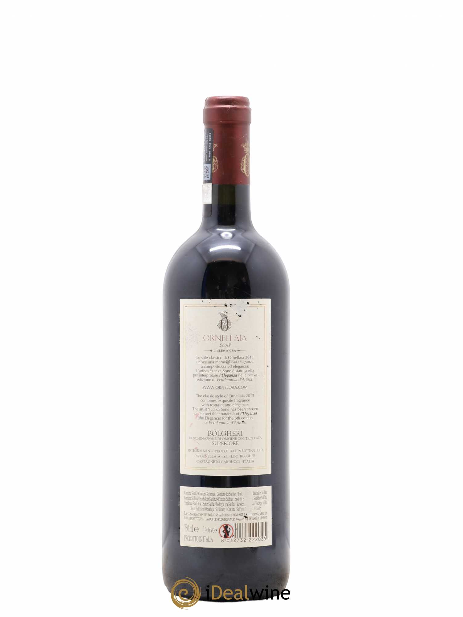 Bolgheri DOC Superiore Ornellaia L'Eleganza 2013 - Lot de 1 bouteille - 1