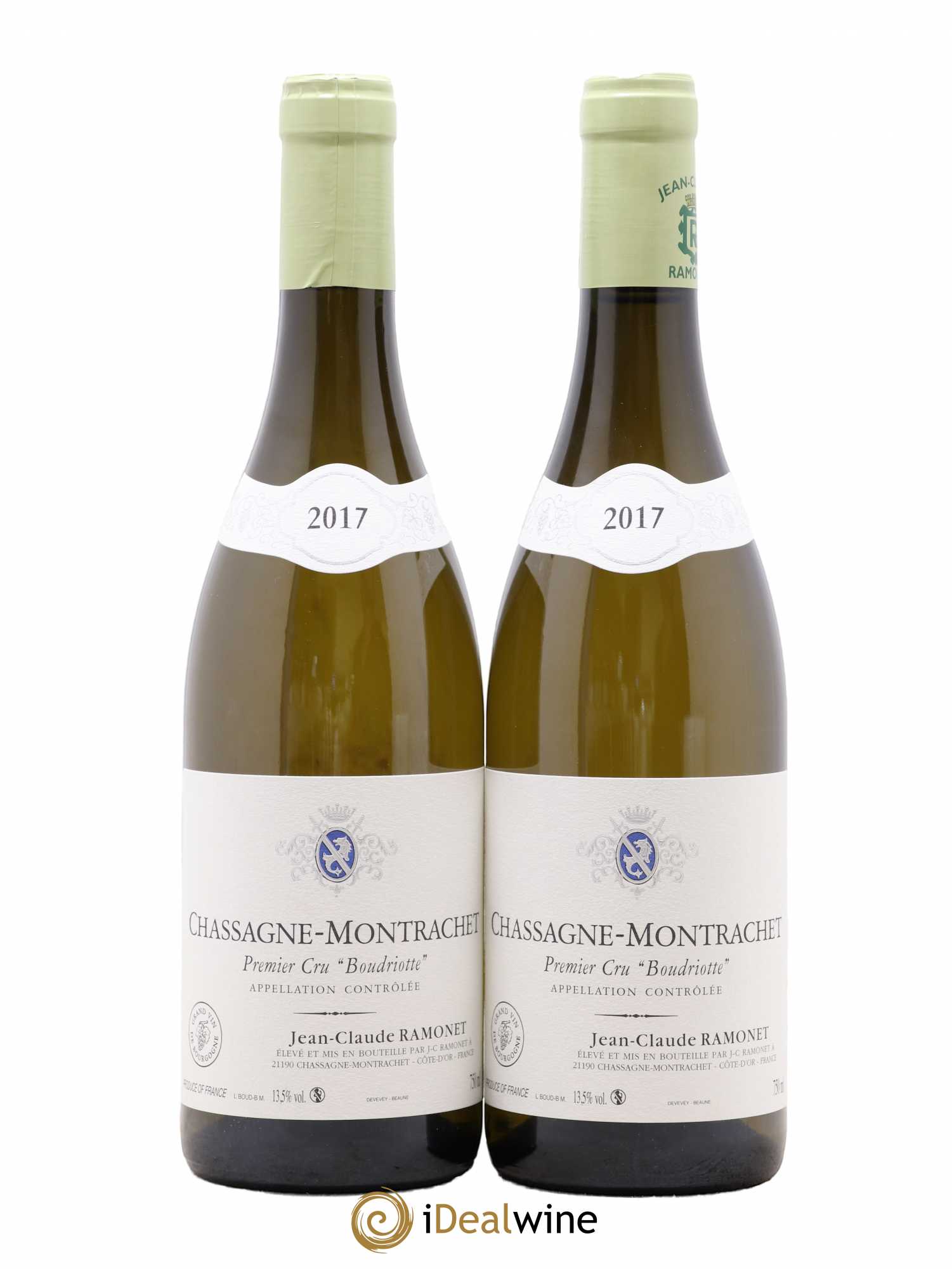 Chassagne-Montrachet 1er Cru Boudriotte Ramonet (Domaine) 2017 - Lot de 2 bouteilles - 0