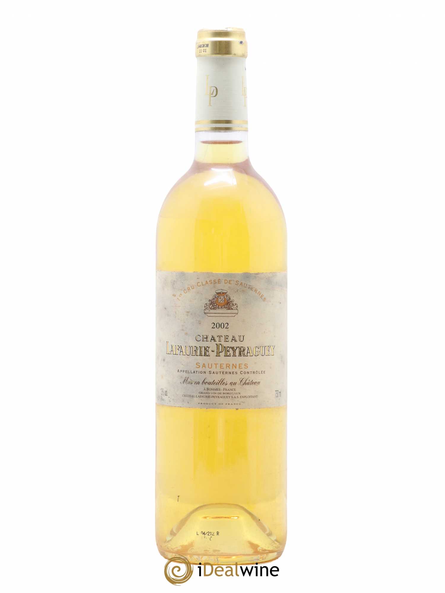 Château Lafaurie-Peyraguey 1er Grand Cru Classé 2002 - Lotto di 1 bottiglia - 0