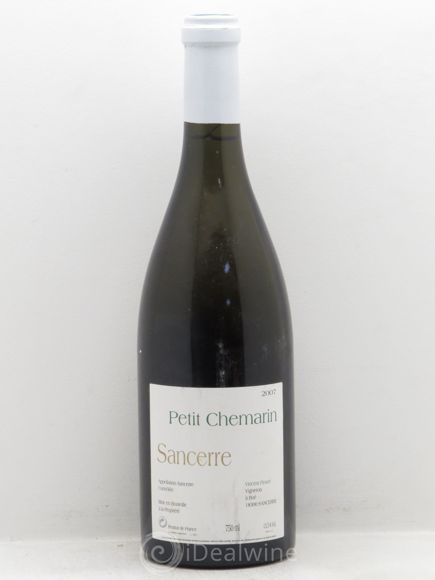 Sancerre Petit Chemarin Vincent Pinard 2007 - Lot de 1 bouteille - 0