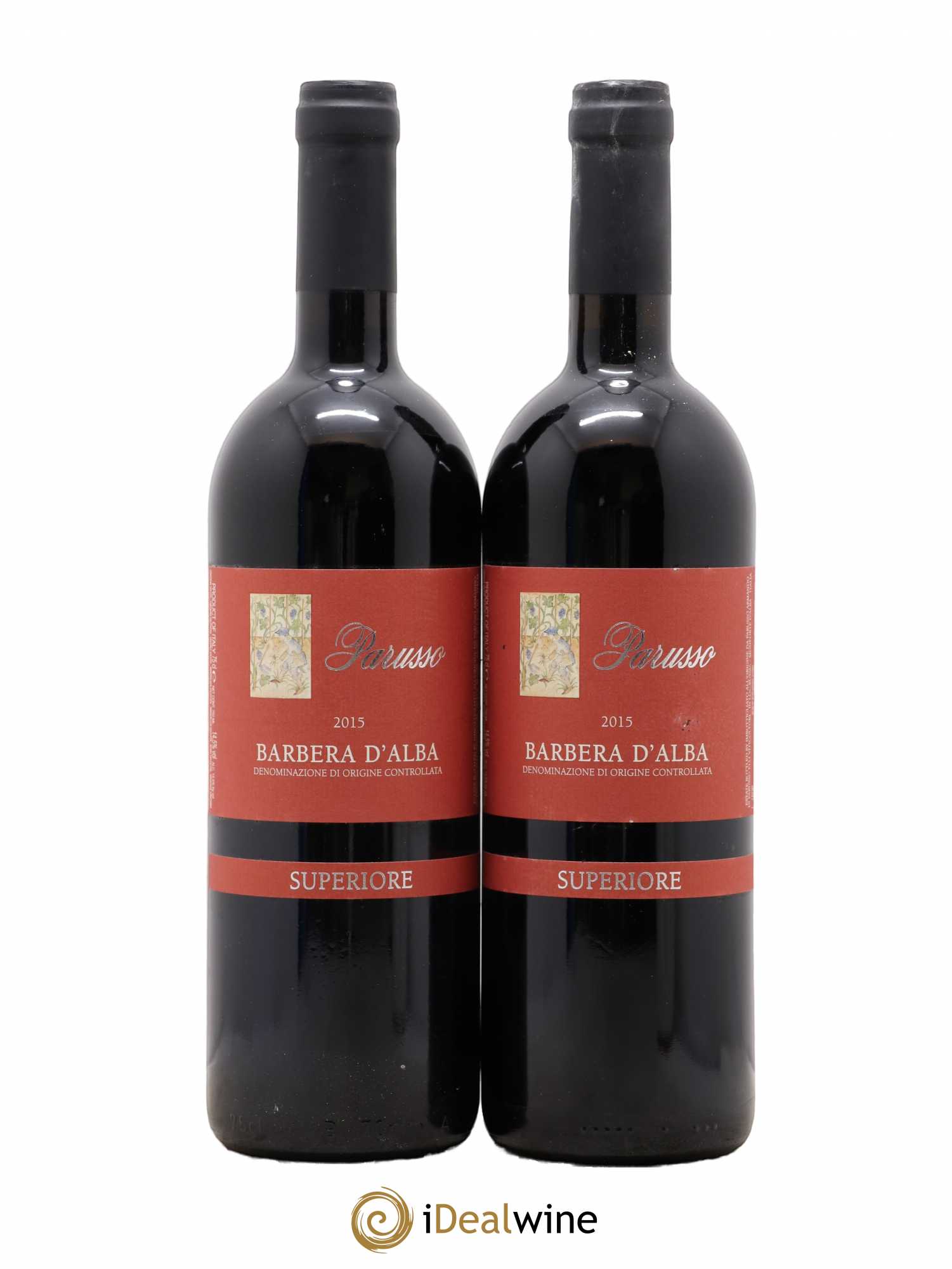 Barbera d'Alba DOC Superiore Parusso 2015 - Lot de 2 bouteilles - 0