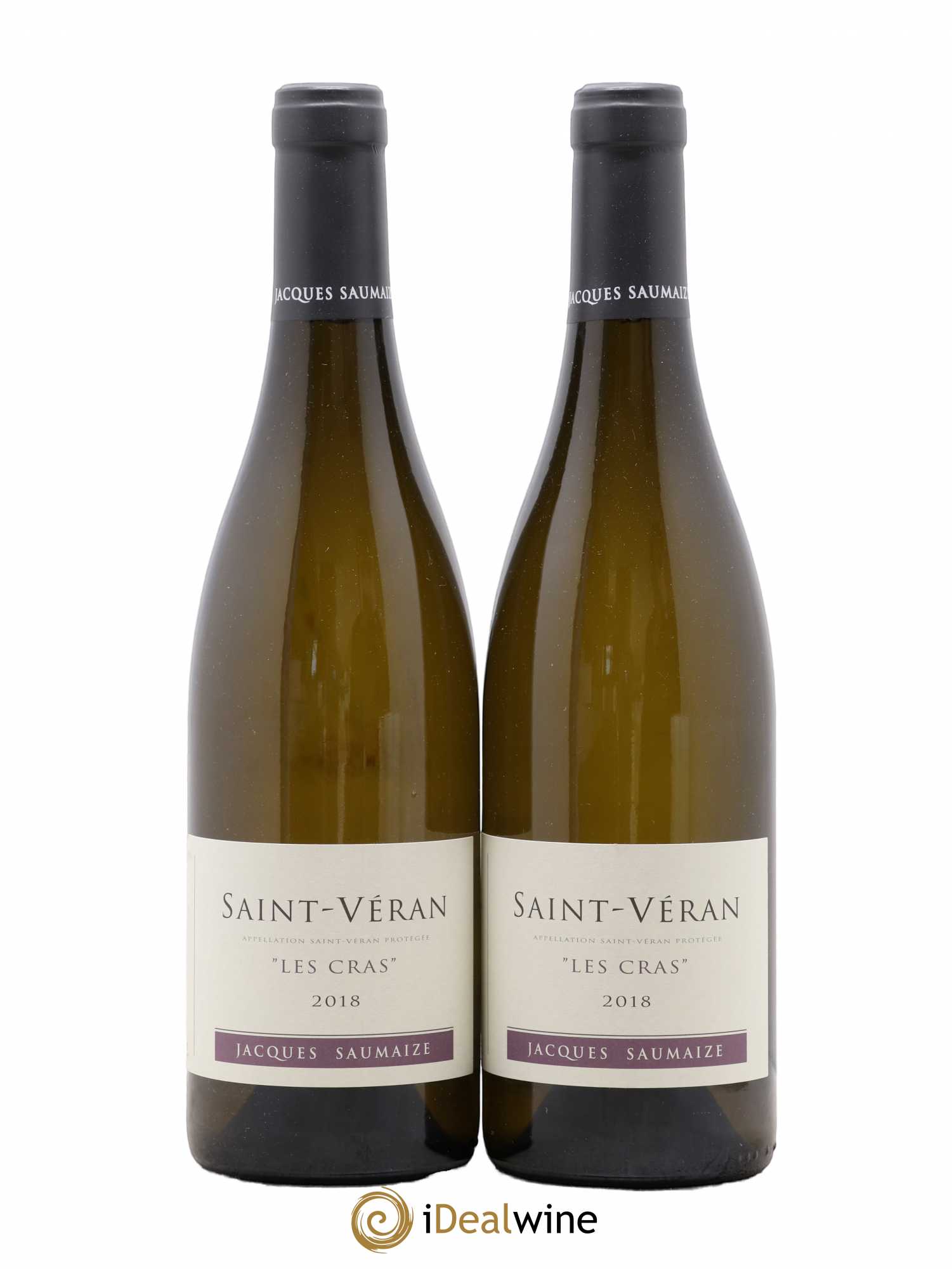 Saint-Véran Les Cras Jacques Saumaize 2018 - Lot de 2 bouteilles - 0