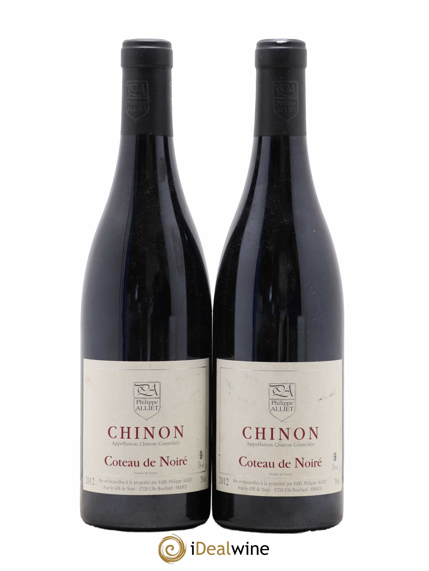 Chinon Coteau de Noiré Philippe Alliet 2012 - Lot de 2 bouteilles - 0
