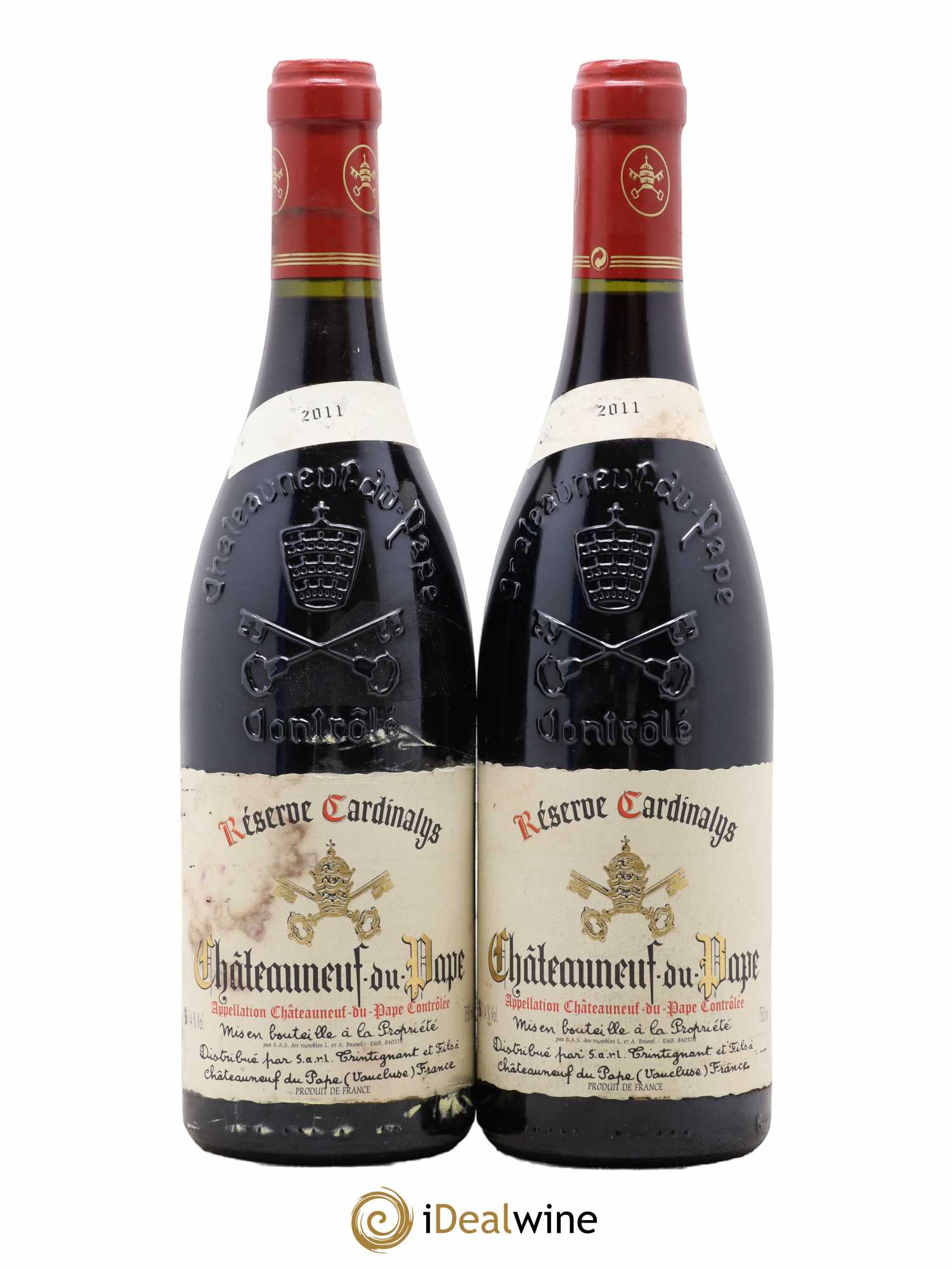 Châteauneuf-du-Pape Réserve Cardinalys Trintignant 2011 - Lot de 2 bouteilles - 0