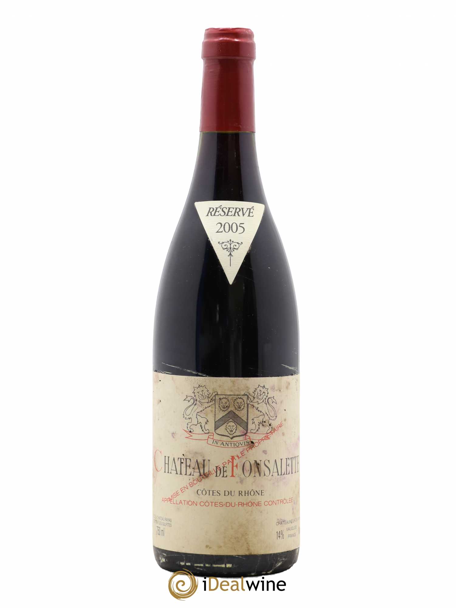 Côtes-du-Rhône Château de Fonsalette Emmanuel Reynaud 2005 - Lot de 1 bouteille - 0