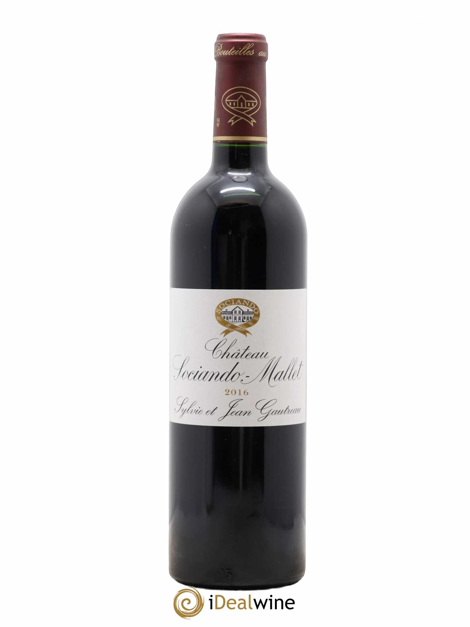 Château Sociando Mallet 2016 - Lot de 1 bouteille - 0