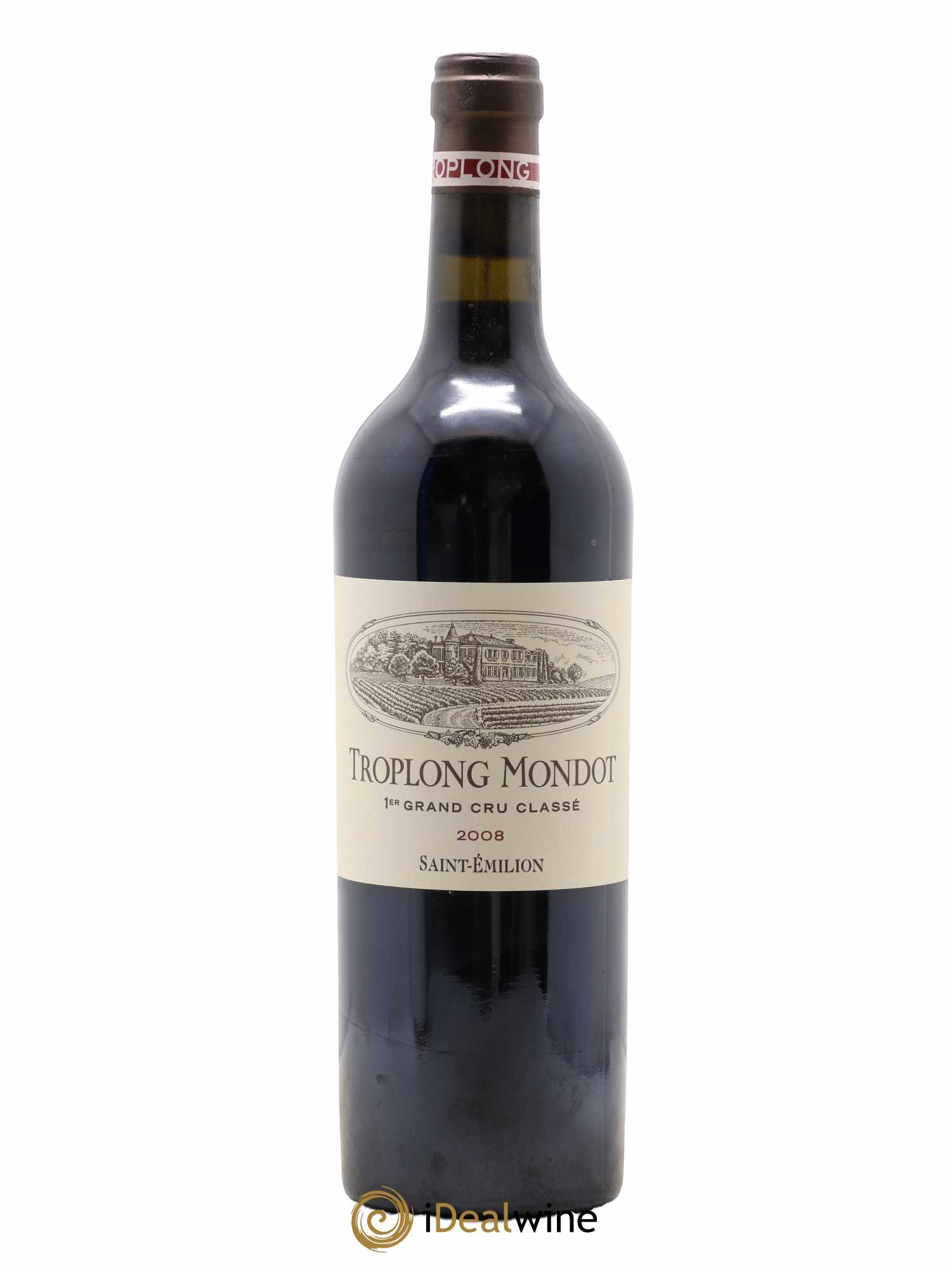 Château Troplong Mondot 1er Grand Cru Classé B 2008 - Lot de 1 bouteille - 0