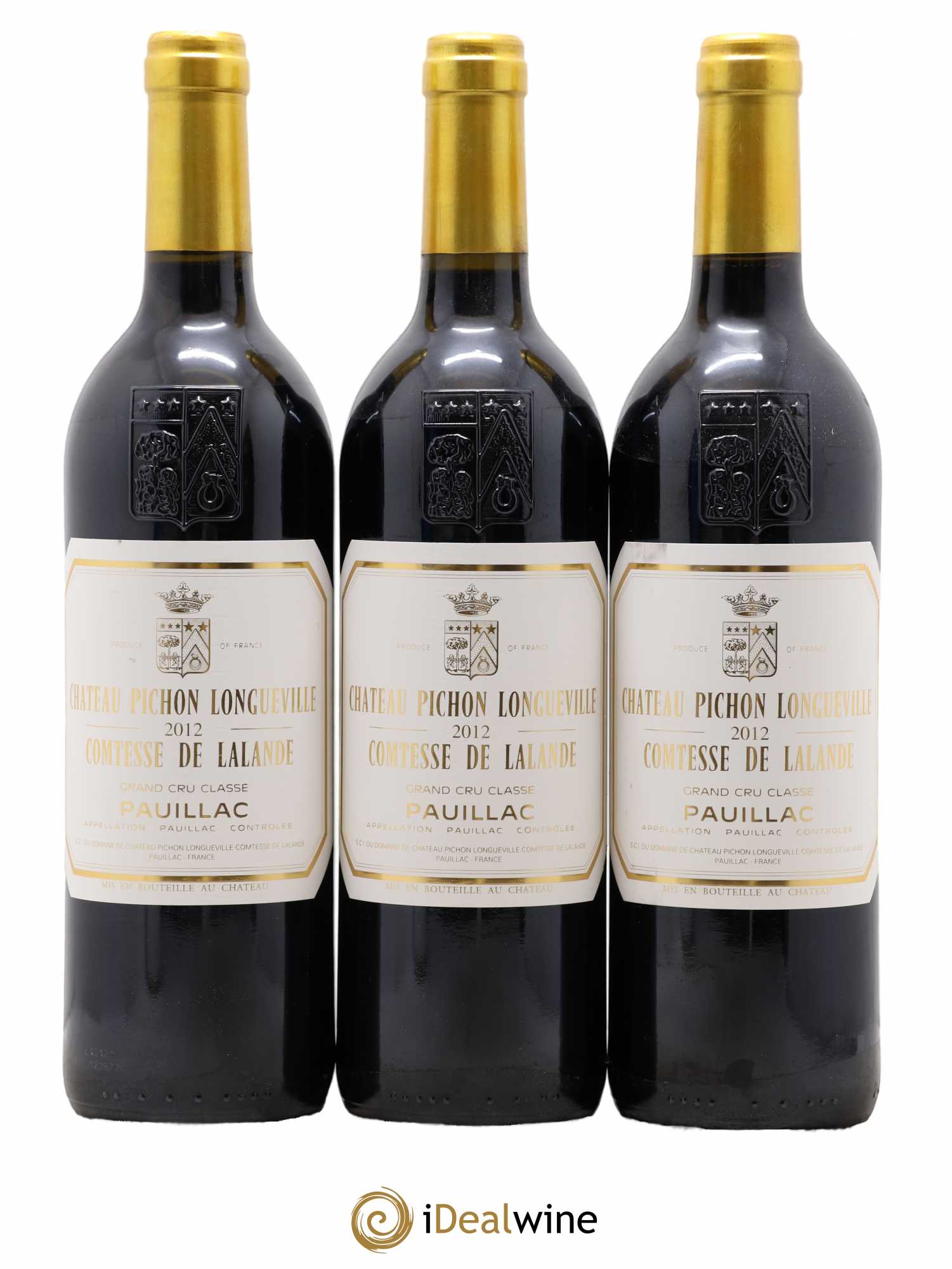 Château Pichon Longueville Comtesse de Lalande 2ème Grand Cru Classé 2012 - Lot de 3 bouteilles - 0
