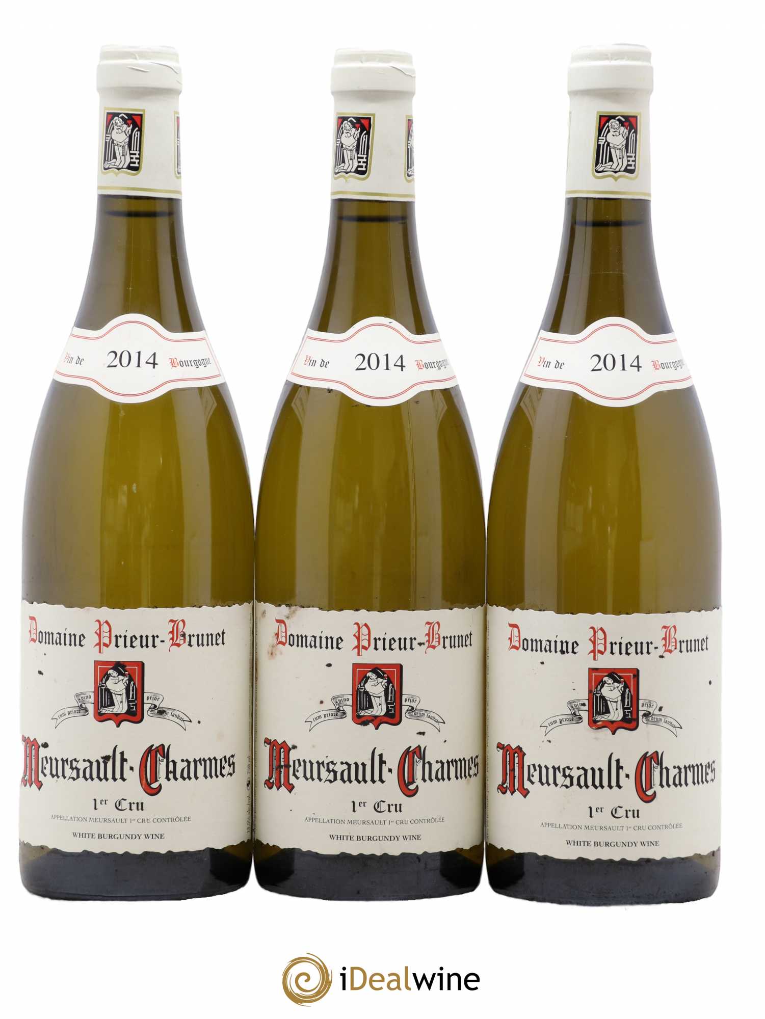 Meursault 1er Cru Charmes Prieur Brunet 2014 - Posten von 3 Flaschen - 0